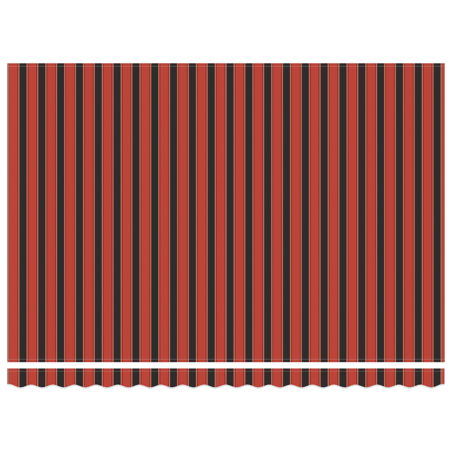 Innvendbar Markise oransje og brun 450 × 300 cm Stoff og stål