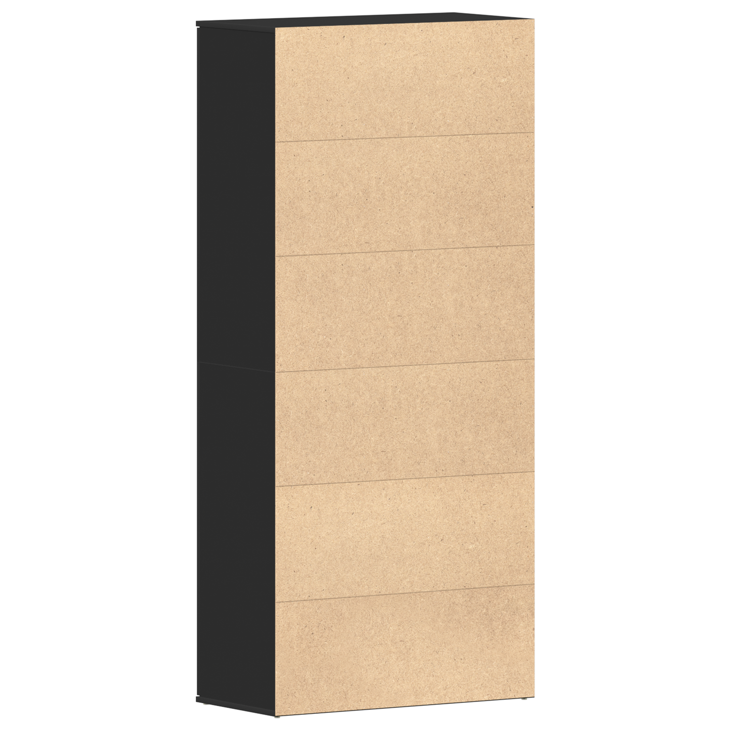 Sko Skap med hylle Svart 80 x 39 x 178 cm Konstruert tre