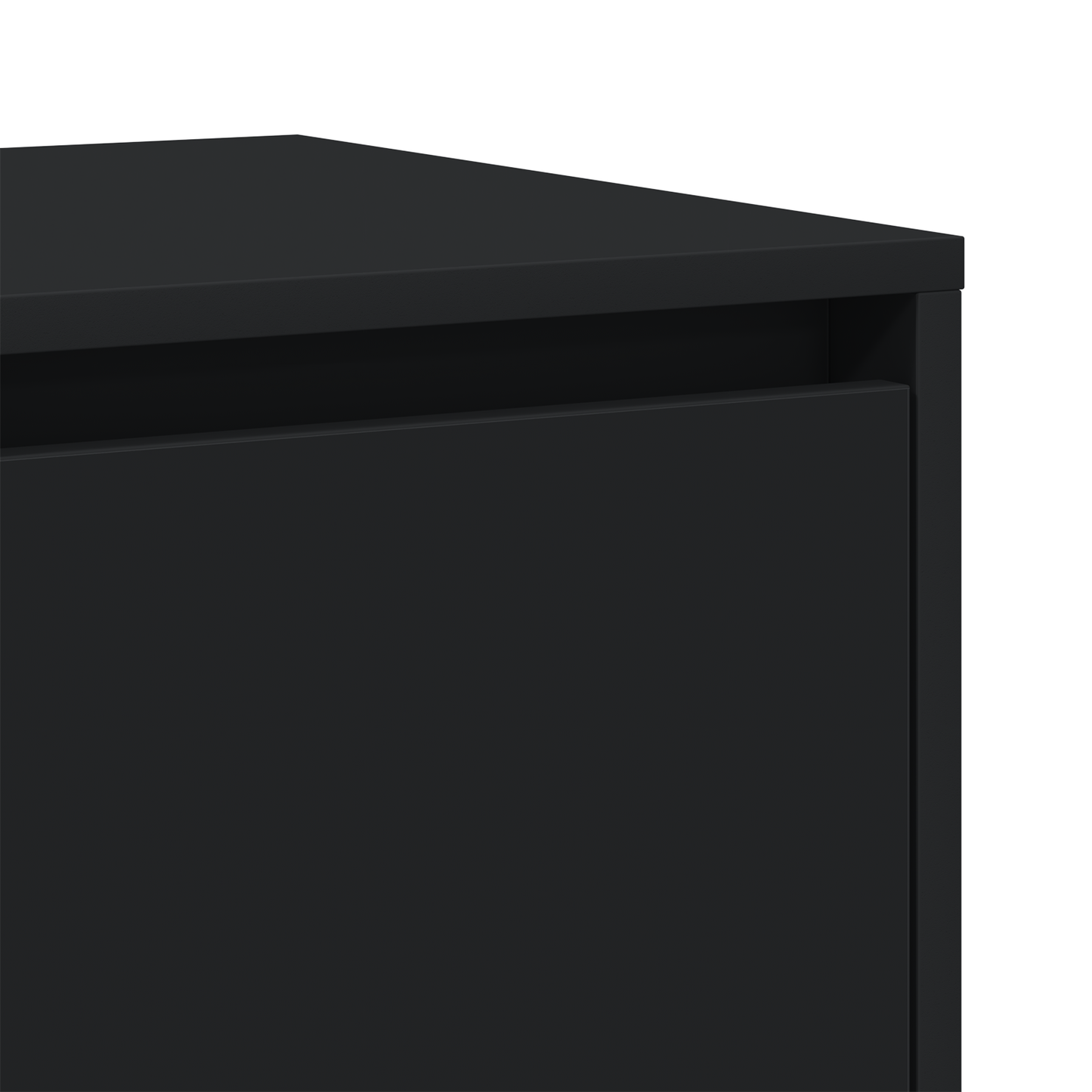 Serviesskap Svart 120 x 41 x 75 cm Konstruert tre
