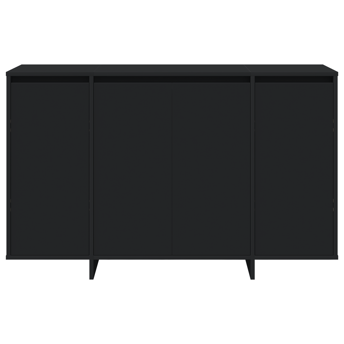 Serviesskap Svart 120 x 41 x 75 cm Konstruert tre