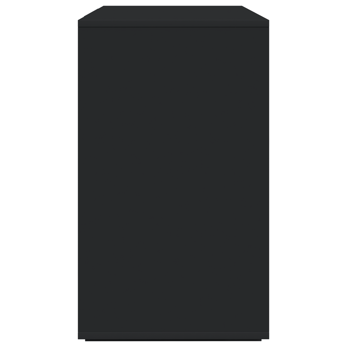 Serviesskap Svart 120 x 41 x 75 cm Konstruert tre