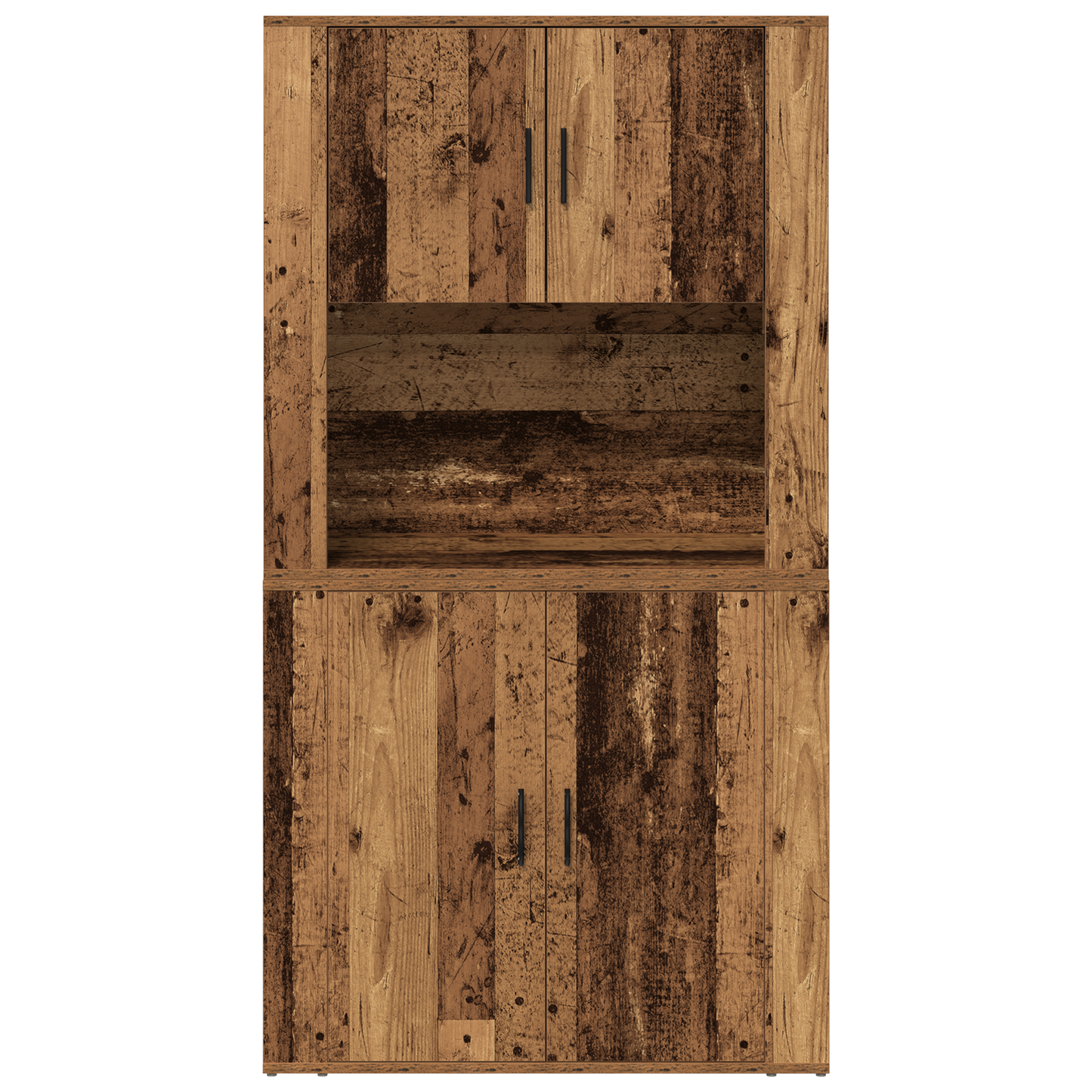 Høyskap Gammelt tre 80 x 33 x 150 cm Konstruert tre