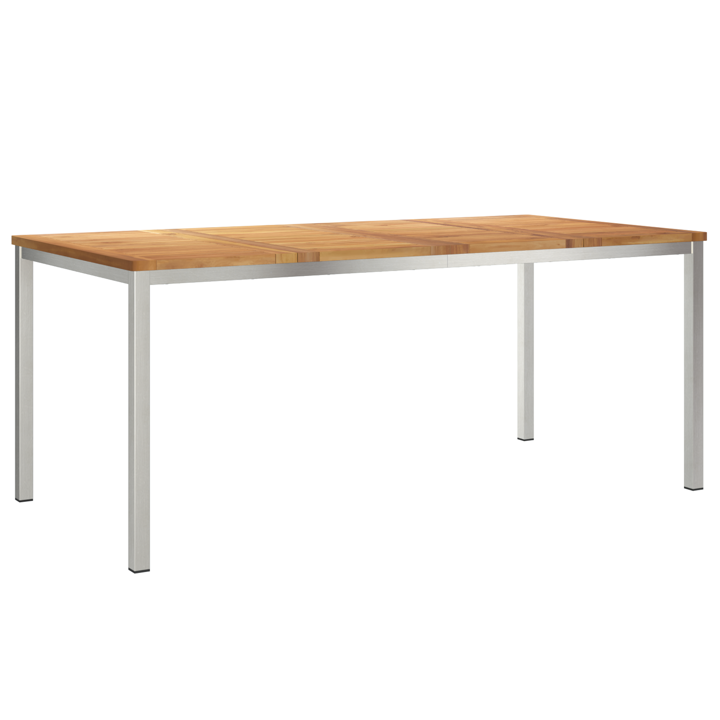 Hage Spisegruppe 5 pcs Massiv teak og rustfritt stål