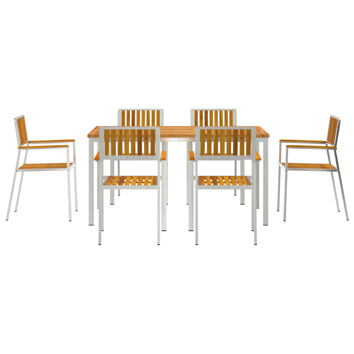 Utendørs spisestue sett 7 pcs