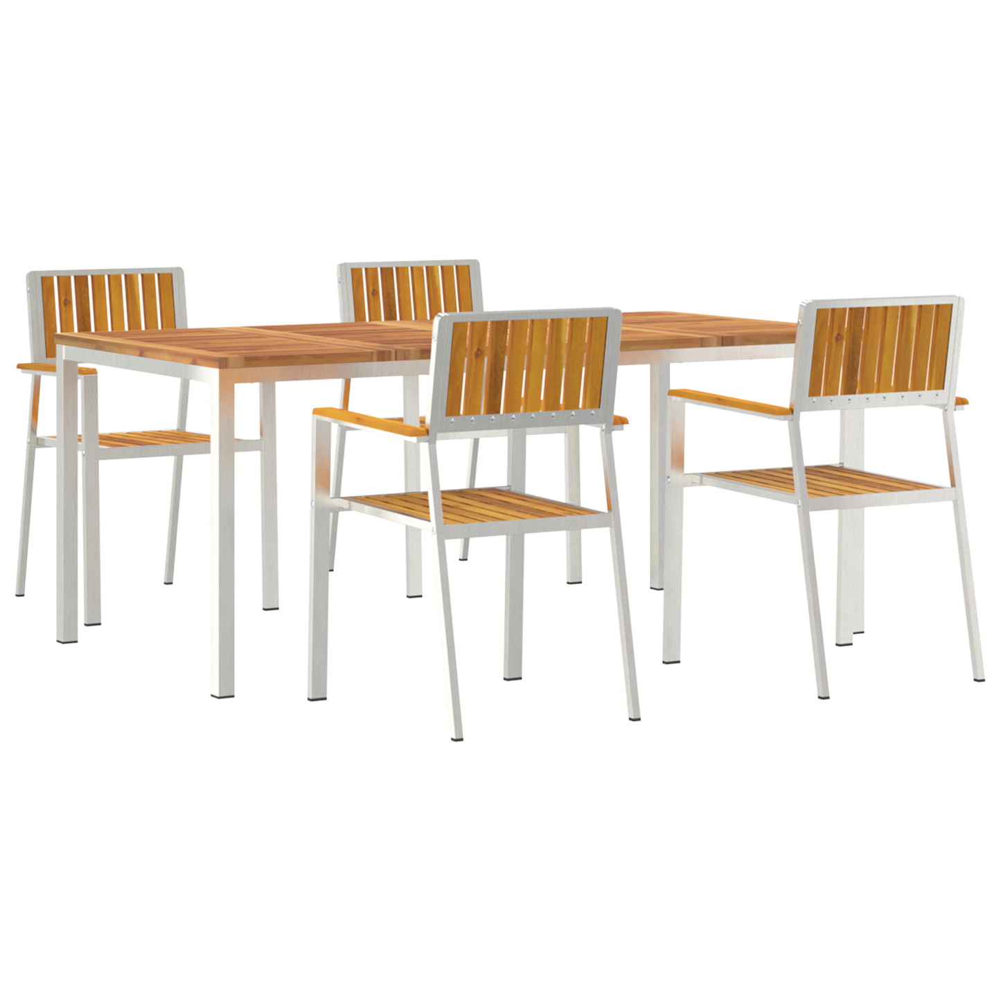 Utendørs spisestue sett 5 pcs