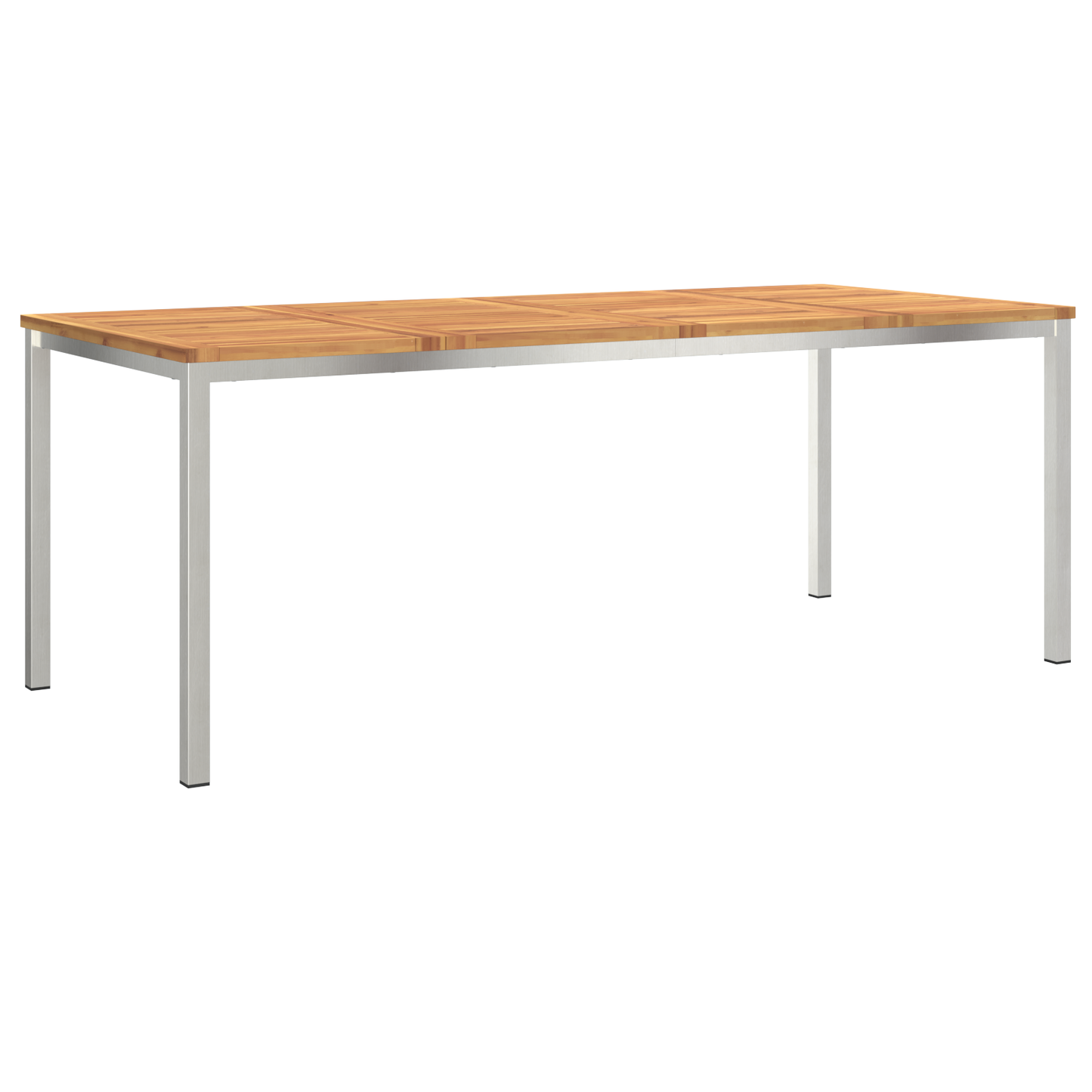 Hage Spisegruppe 9 pcs Massiv akasie tre og rustfritt stål
