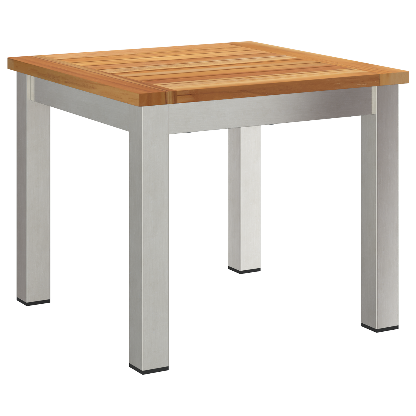 Hage Spisegruppe 3 pcs Brun Massiv akasie tre og rustfritt stål