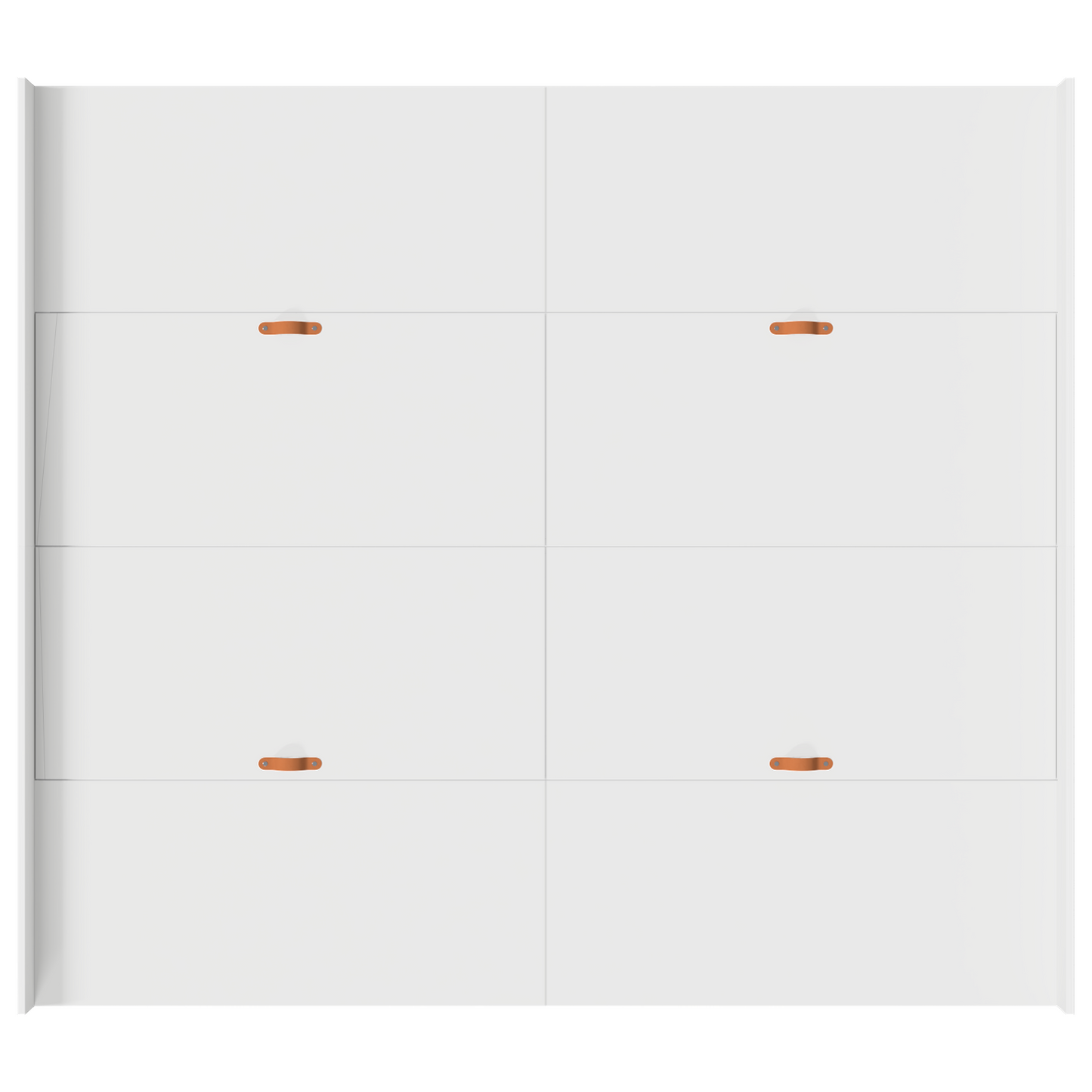 Seng med lagring med skuff Hvit 180 x 200 cm Konstruert tre