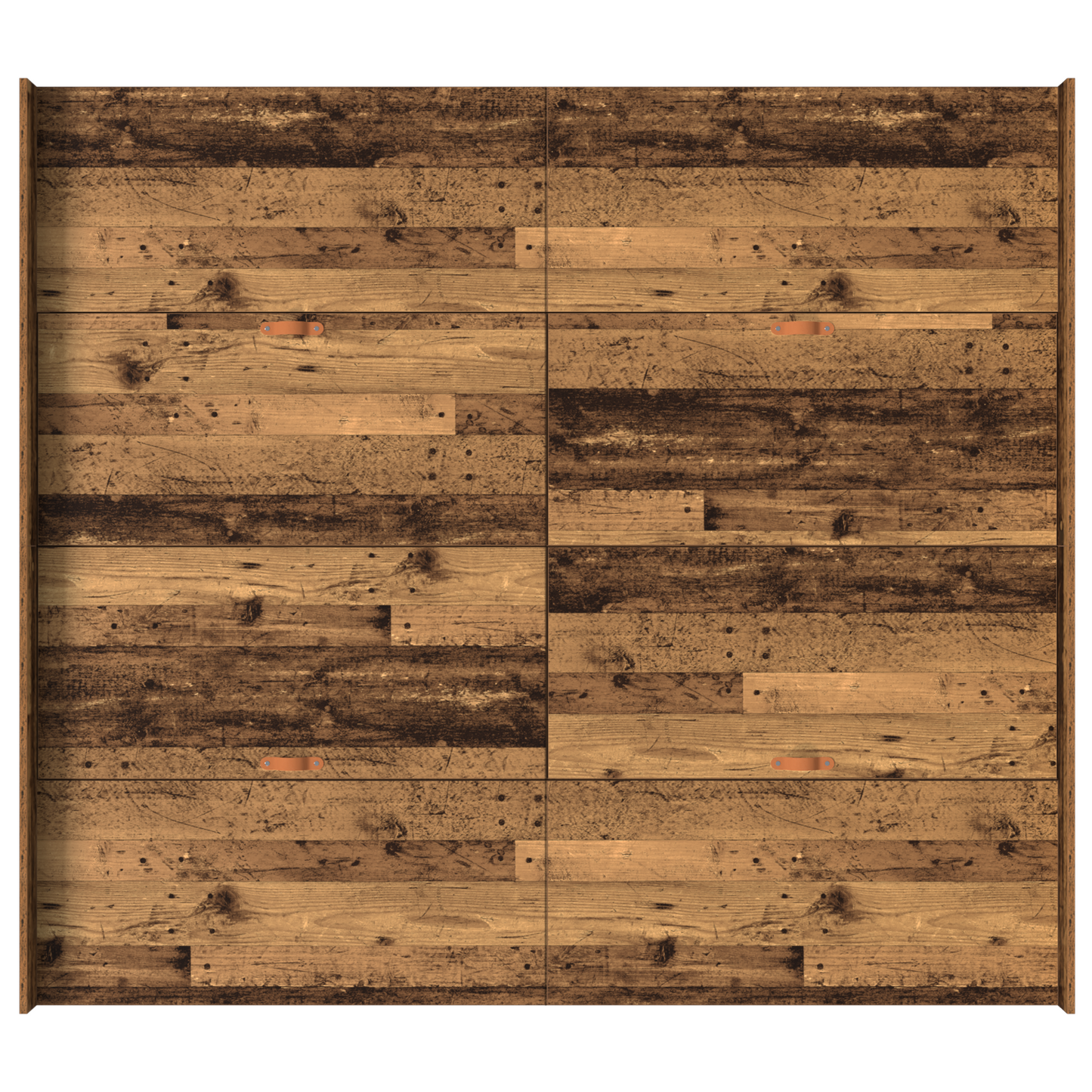 Seng med lagring Gamle tre 180 x 200 cm Konstruert tre
