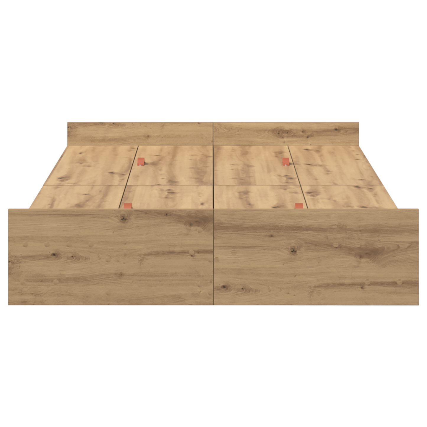 Seng med lagring Artisan Eik 120 x 200 cm Konstruert tre