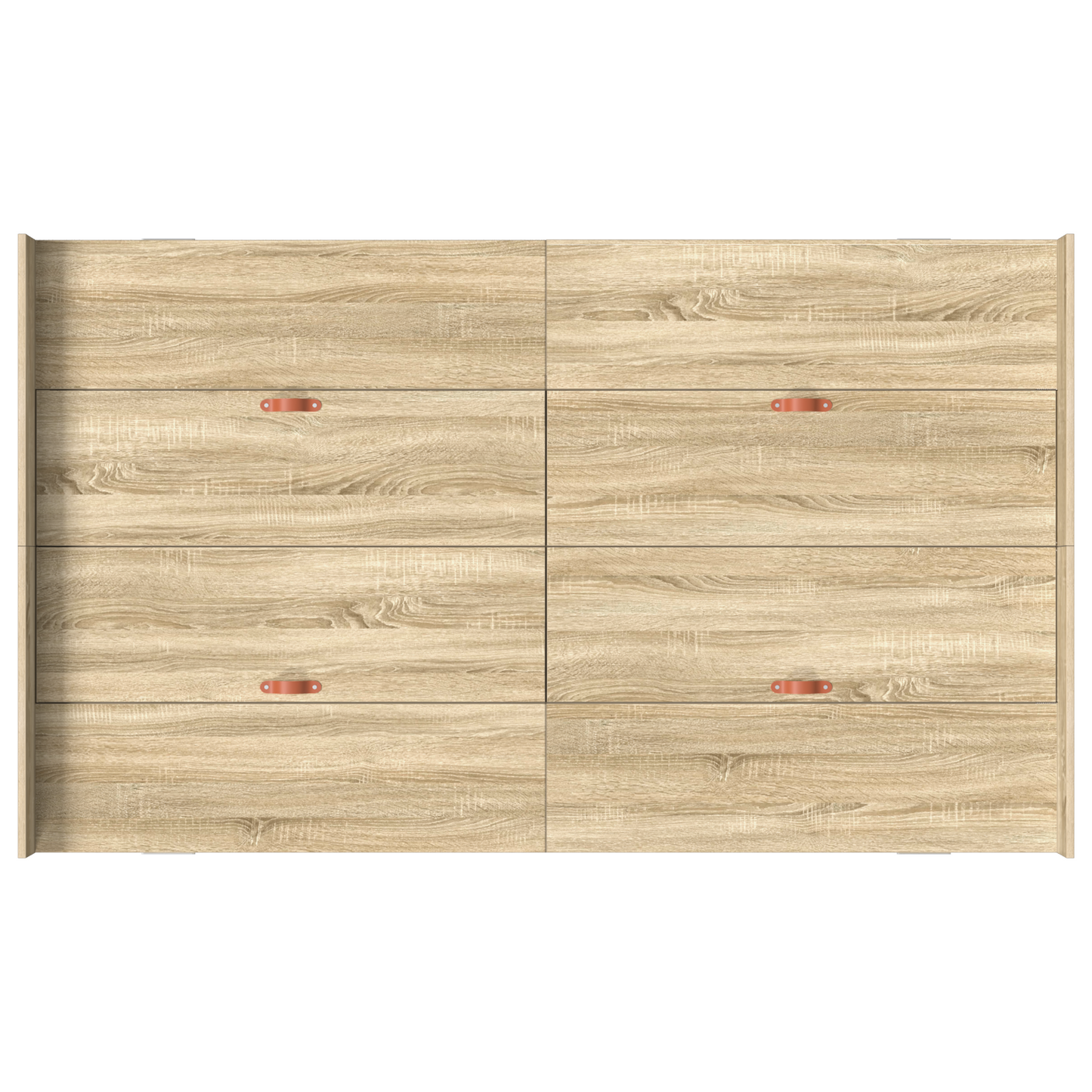 Seng med lagring Sonoma eik 120 x 190 cm Konstruert tre