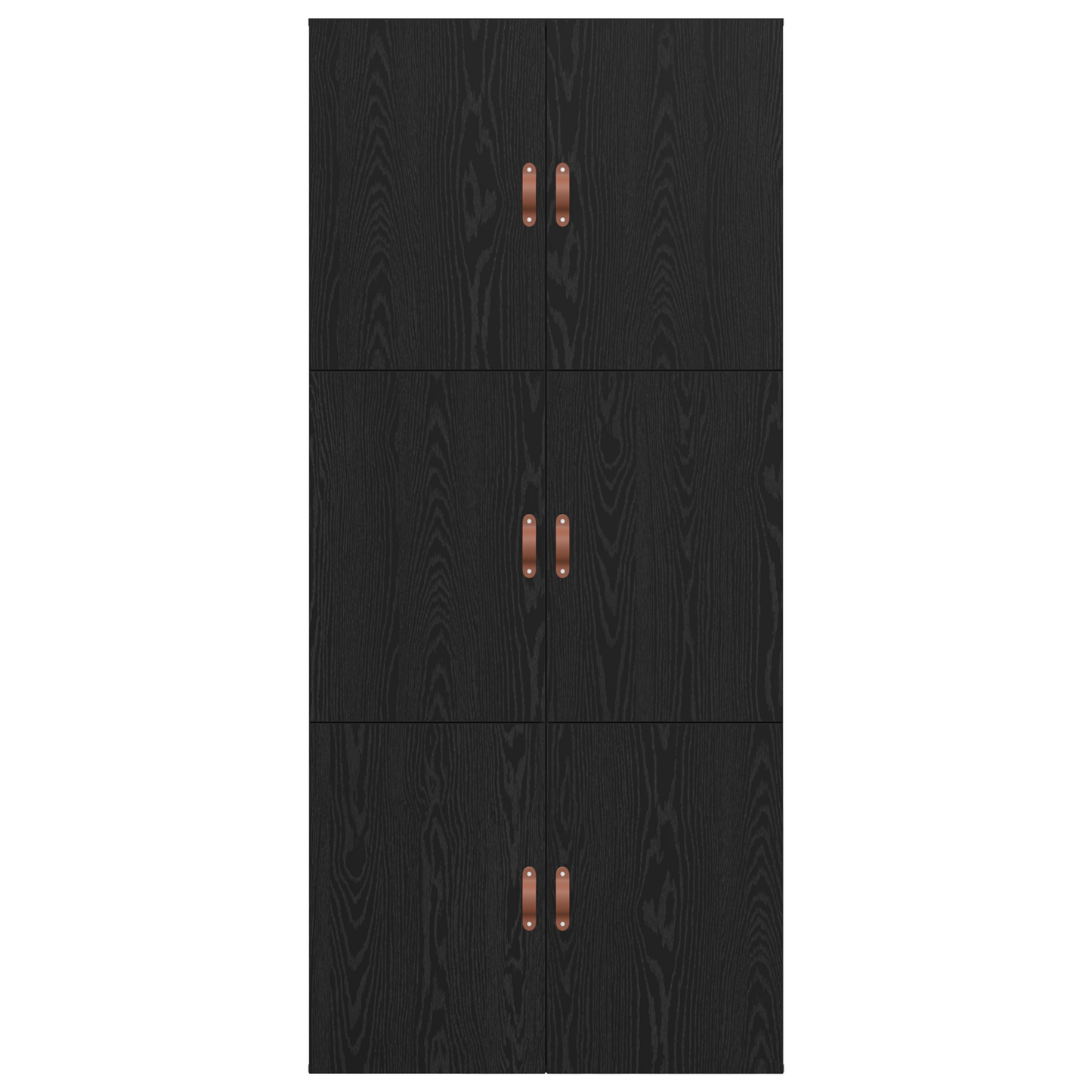 Seng med lagring Svart Eik 80 x 200 cm Konstruert tre