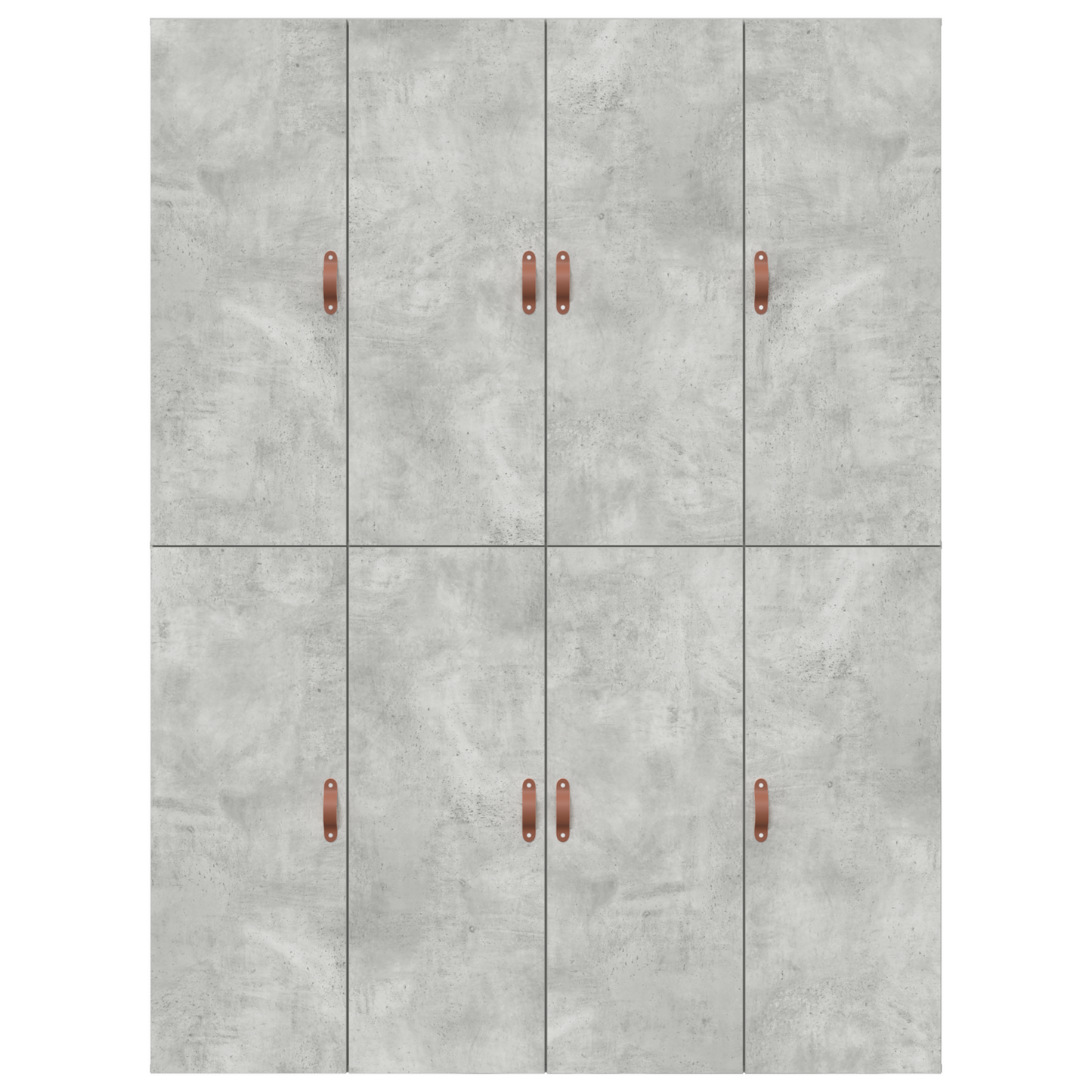 Seng med lagring Betonggrå 150 x 200 cm Konstruert tre