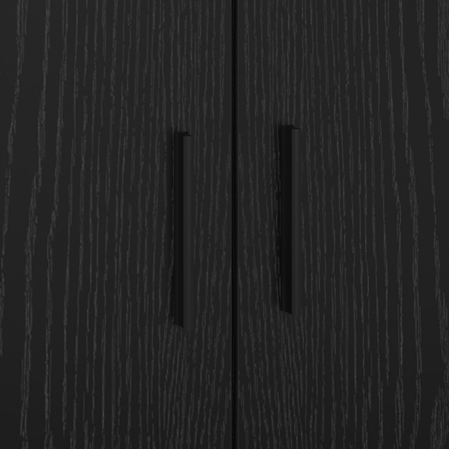 Seng med lagring Svart eik 234 x 103 x 53.5 cm Konstruert tre