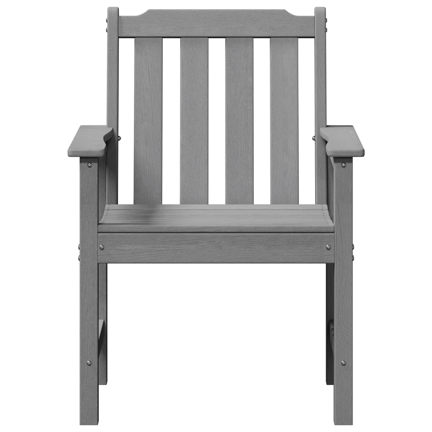 Hage Stol 6 pcs Lysegrå 65,5 x 59 x 88 cm Polyethylen