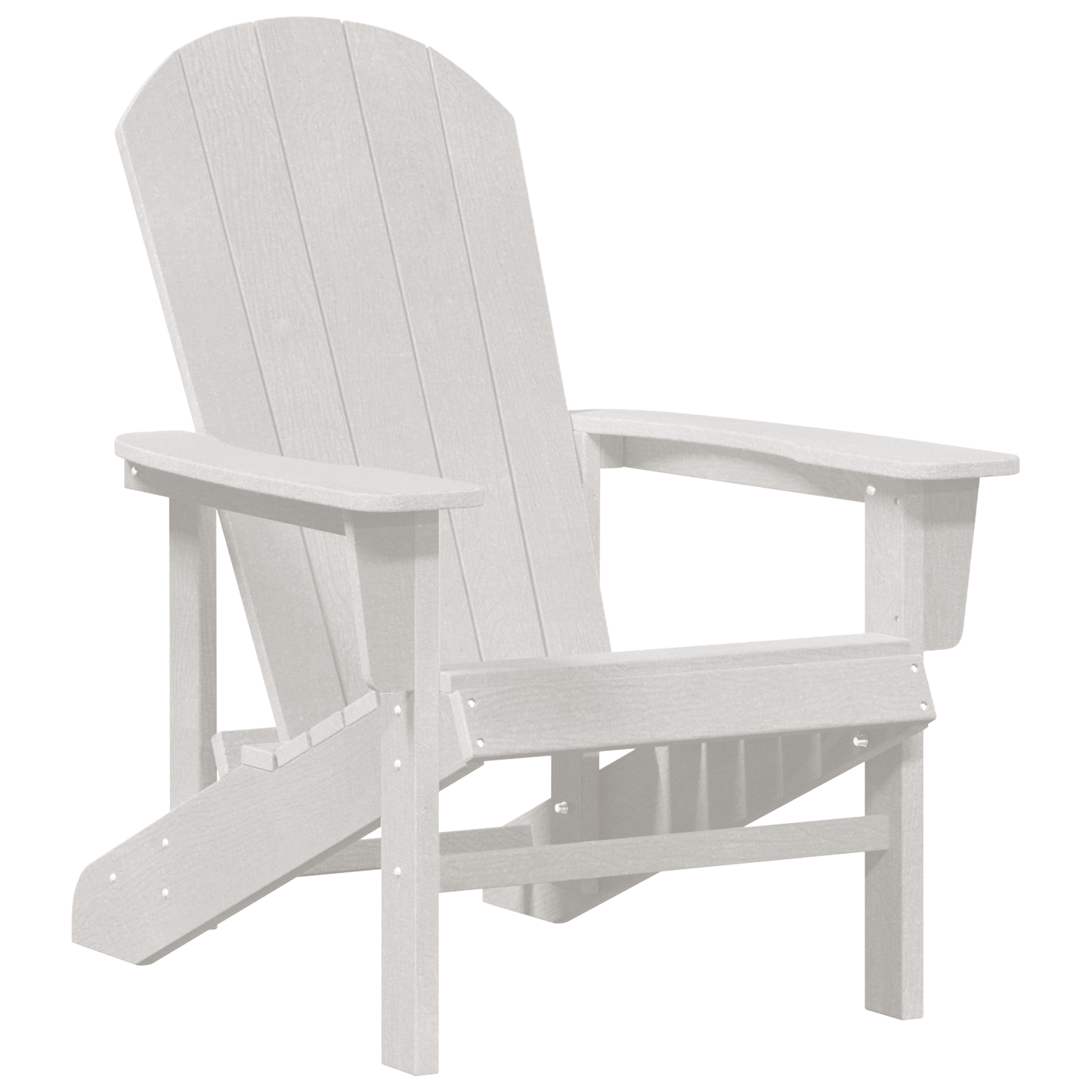 Hage Stol 2 pcs Hvit 82 x 74 x 92 cm Polyethylen