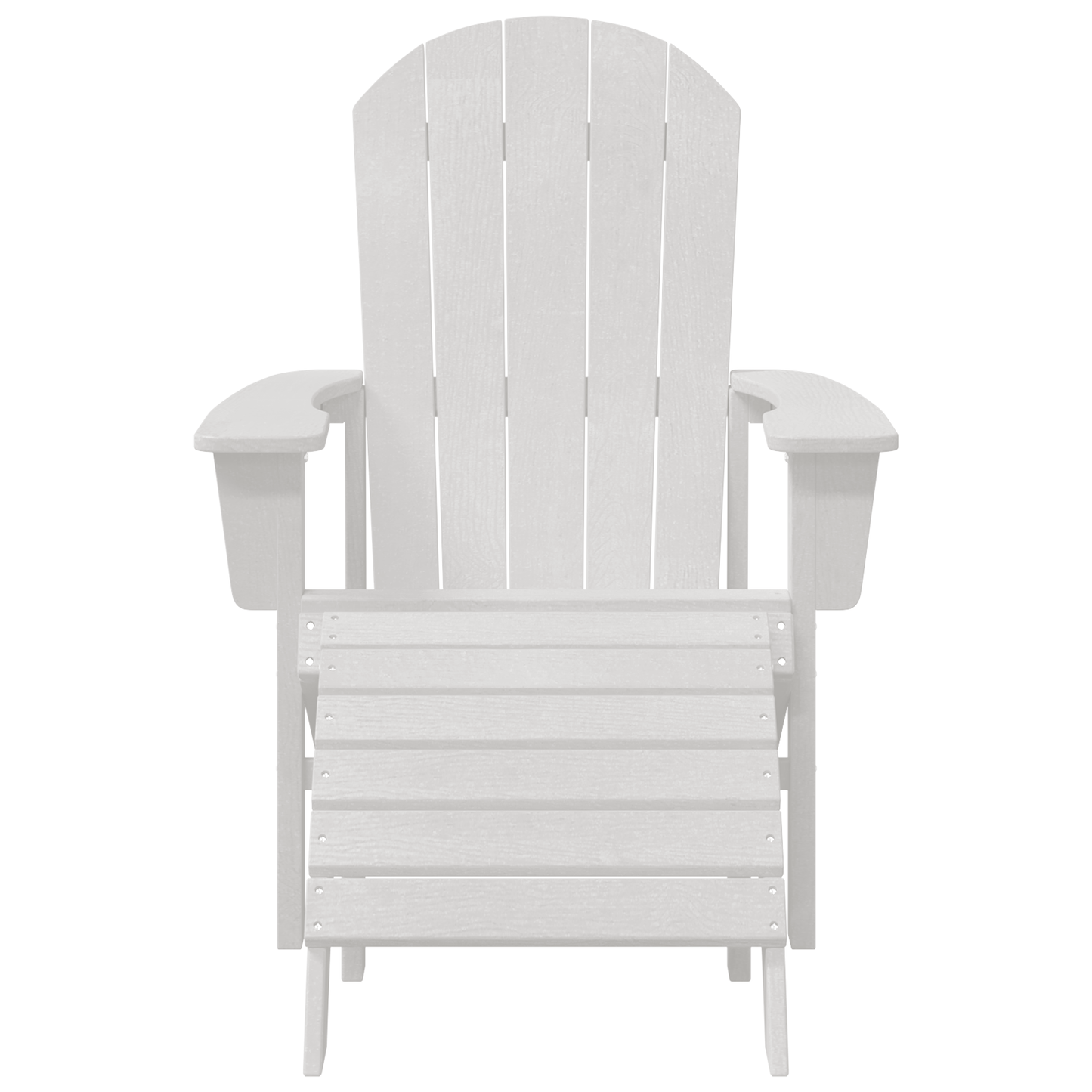 Hage Stol 2 pcs Hvit 83 x 74 x 92 cm Polyethylen