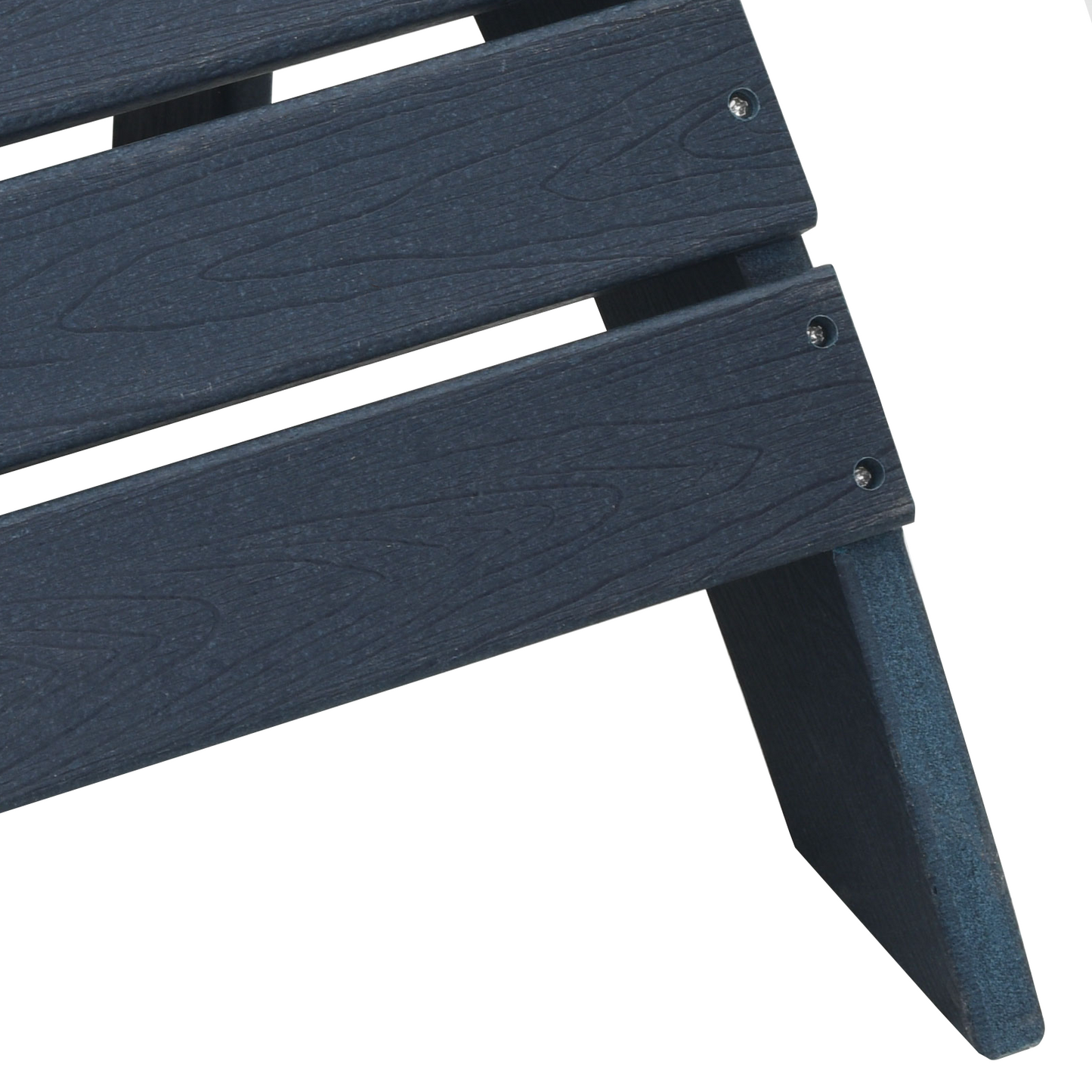 Hage Stol 2 pcs Havblå 83 x 74 x 92 cm Polyethylen