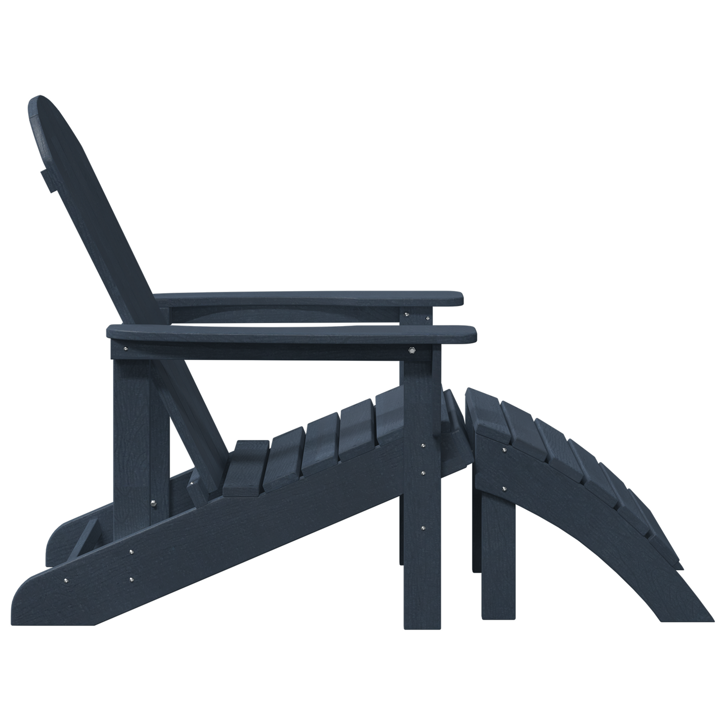 Hage Stol 2 pcs Havblå 83 x 74 x 92 cm Polyethylen