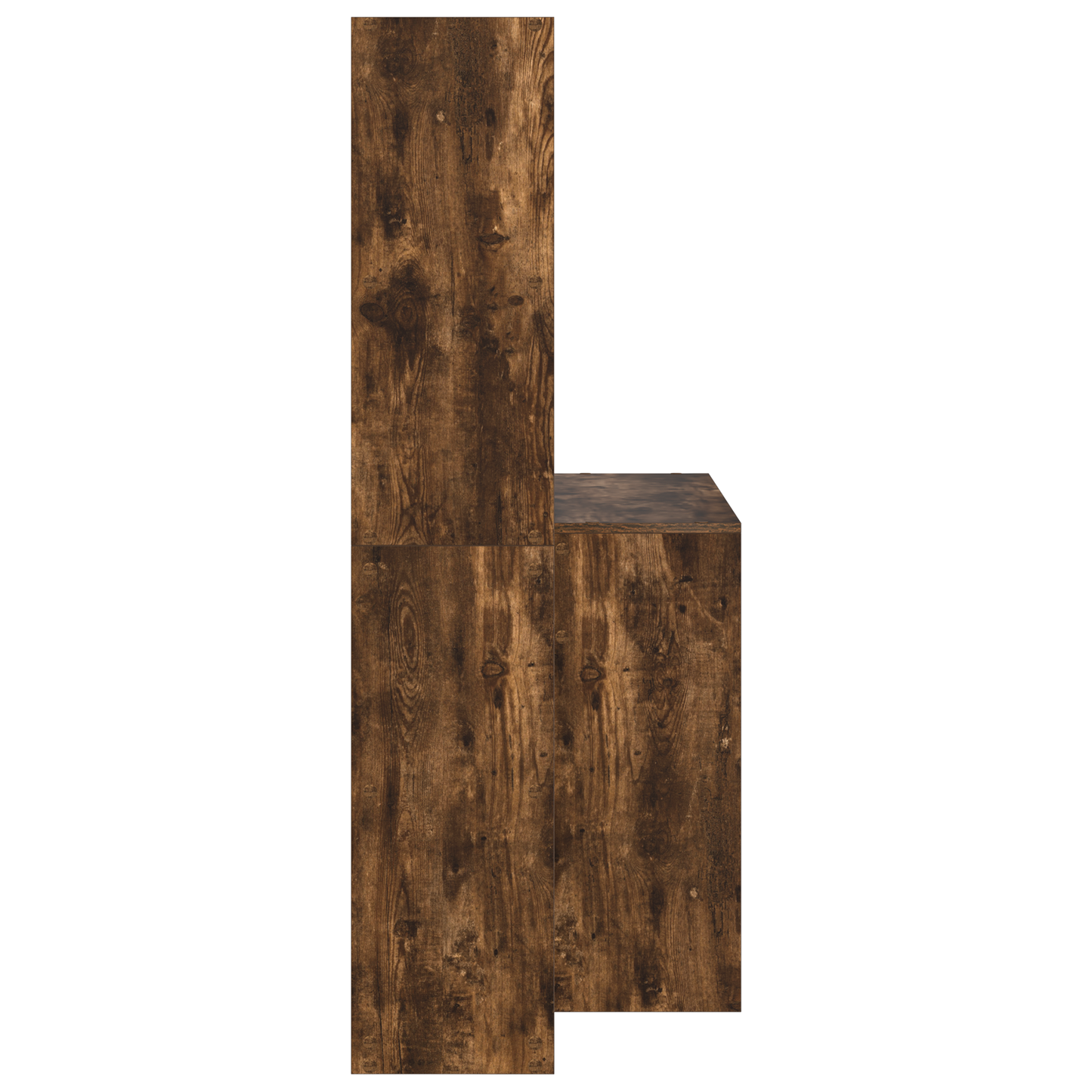 Skrivebord Røkt eik 138,5 x 55 x 143 cm Konstruert tre