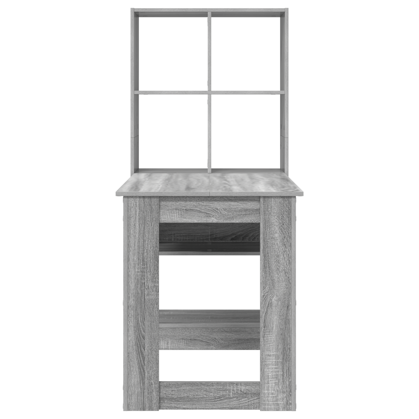 Skrivebord Grå Sonoma 122 x 67 x 145 cm Konstruert tre