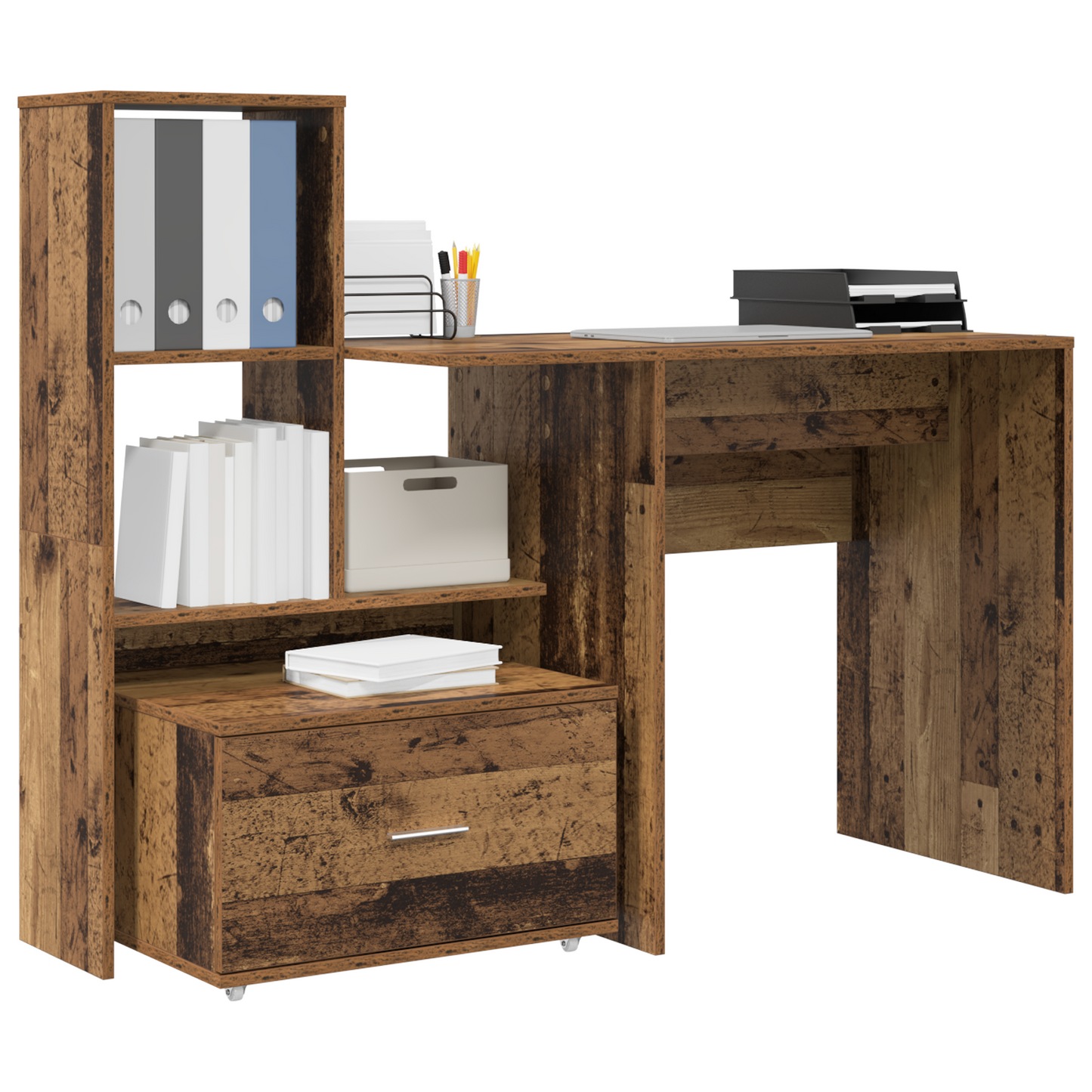 Skrivebord Gamle tre 131,5 x 50 x 106,5 cm Konstruert tre
