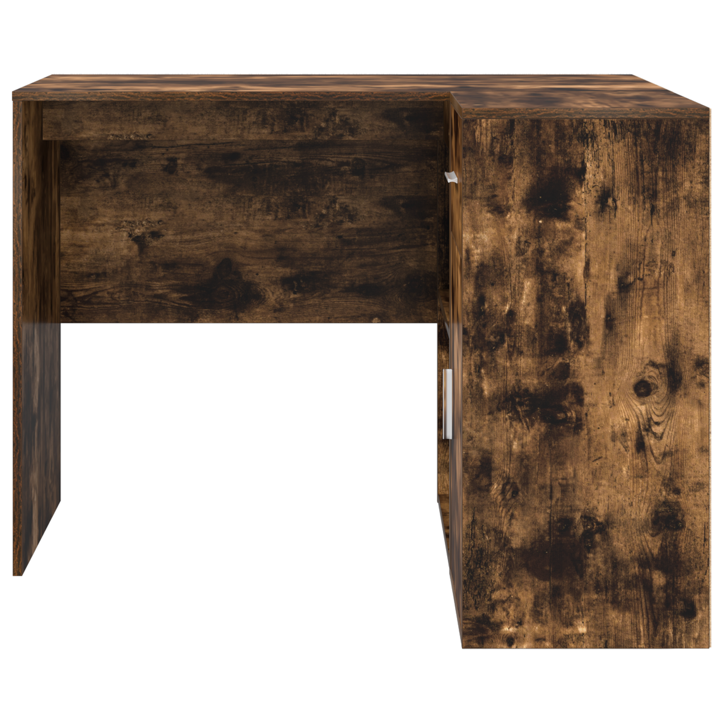 Hjørneskrivebord med skuff Røkt eik 102 x 88 x 75 cm