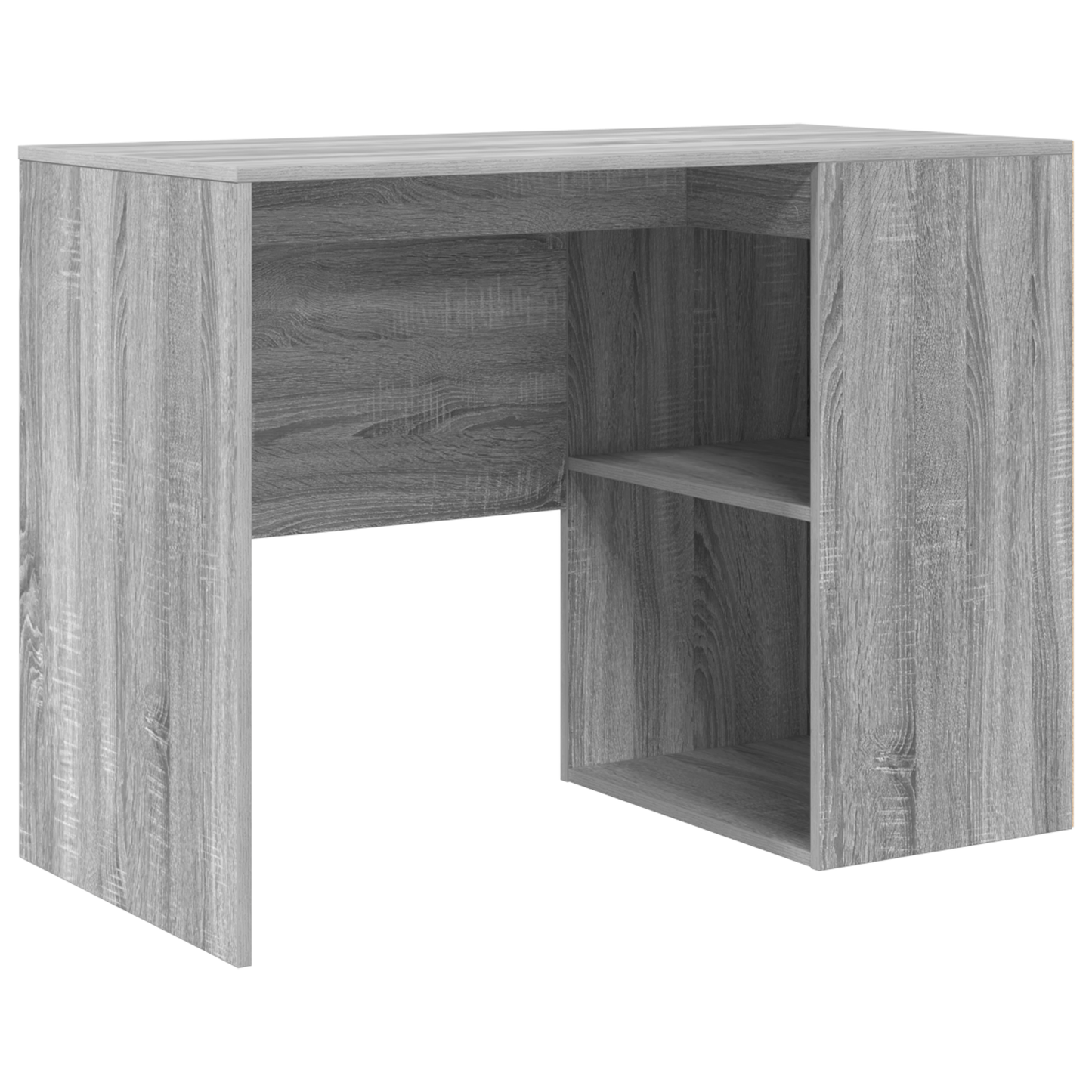 Hjørneskrivebord med skuff Grå Sonoma 102 x 88 x 75 cm