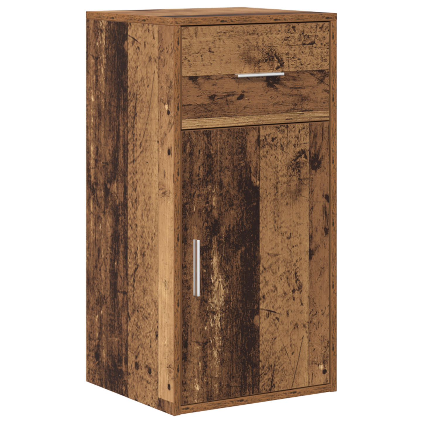 Hjørneskrivebord med skuff Gammelt tre 102 x 88 x 75 cm