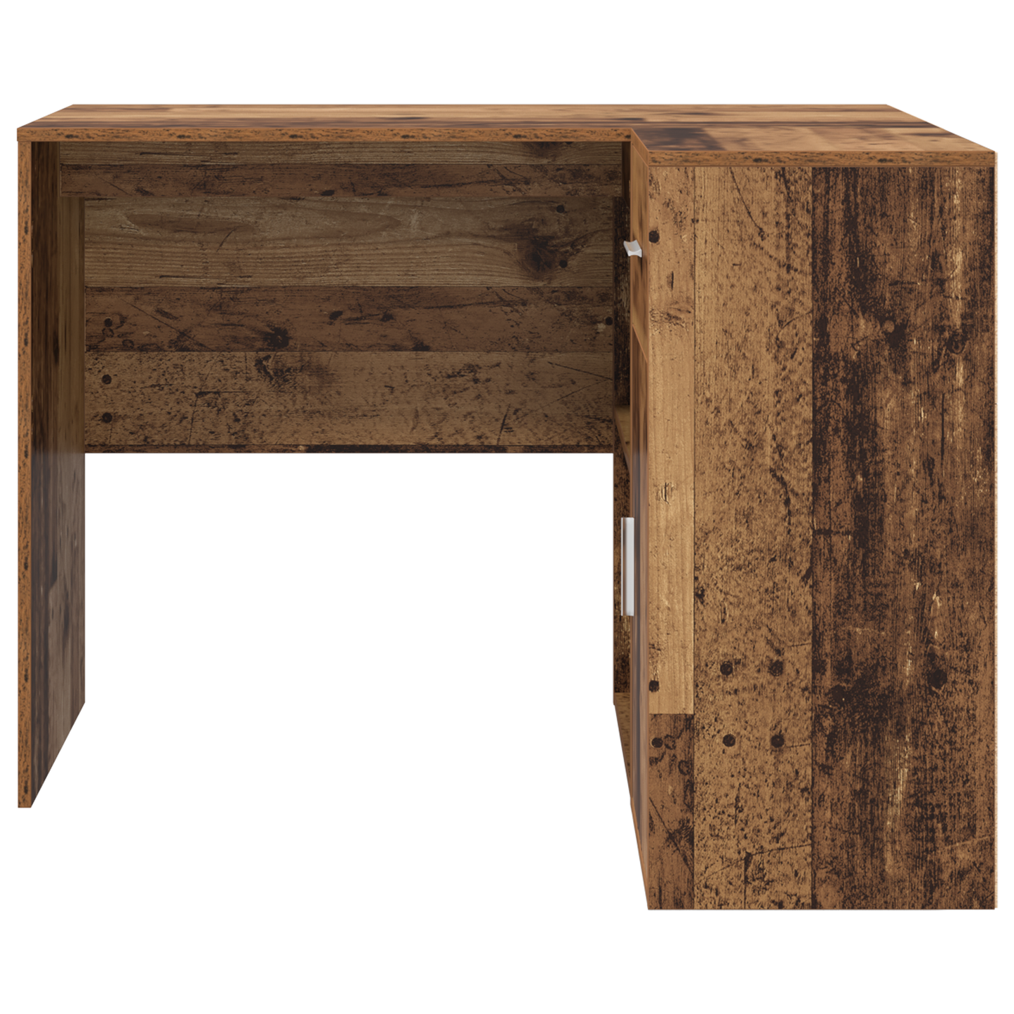 Hjørneskrivebord med skuff Gammelt tre 102 x 88 x 75 cm