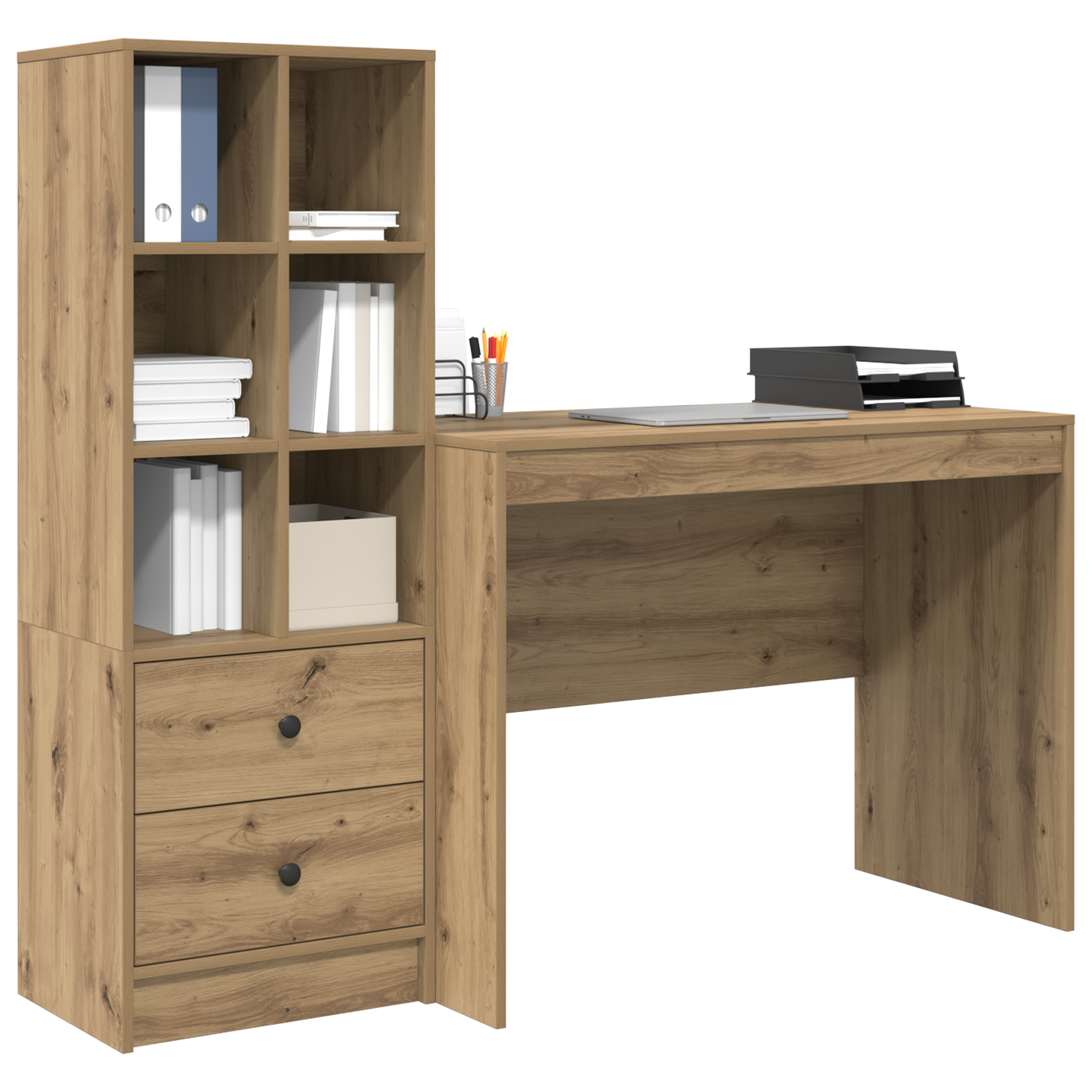 Skrivebord med skuff 2 pcs Artisan Eik