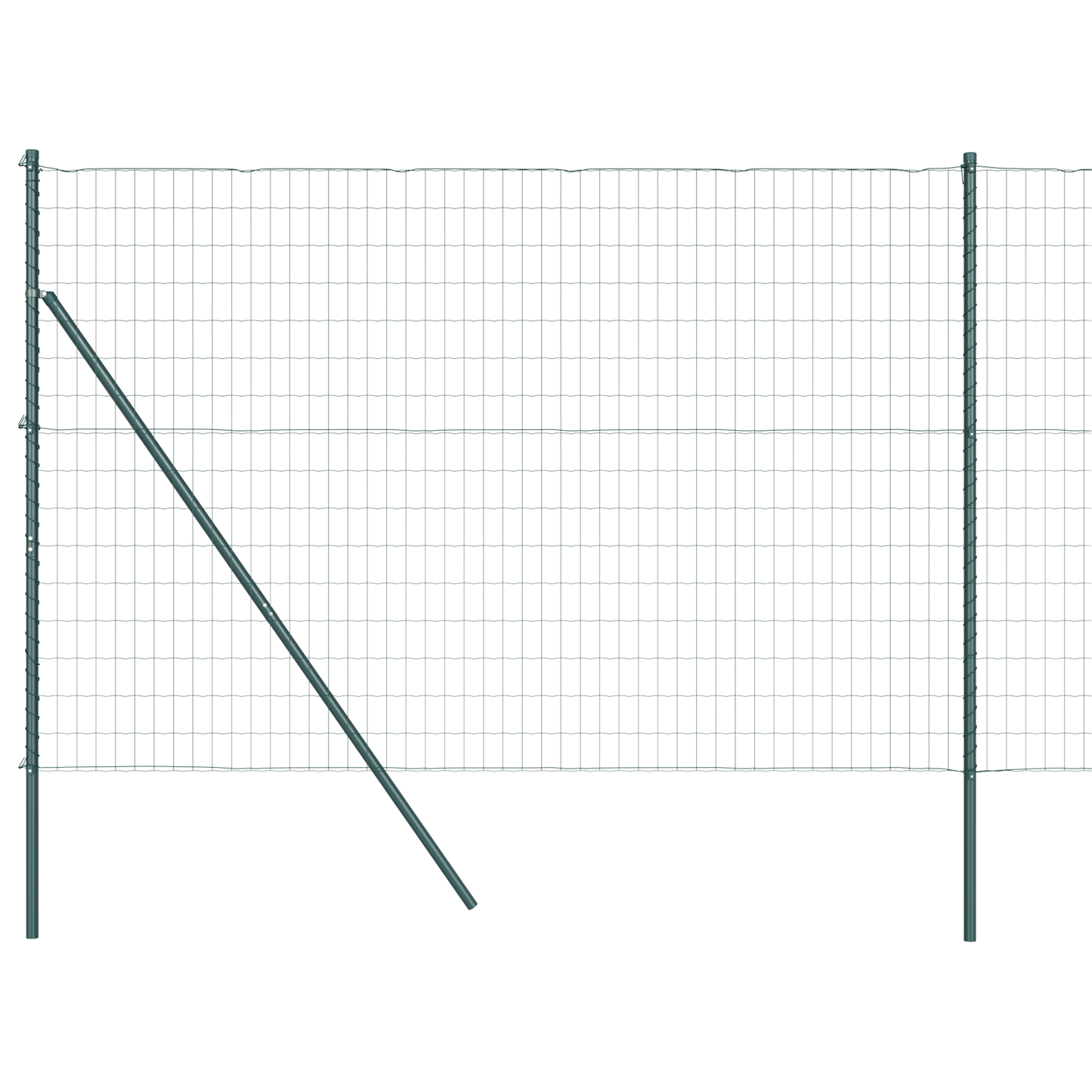 Euro Zaun Festemo 10 x 1,5 m PVC-belagt stål Grønn Mesh