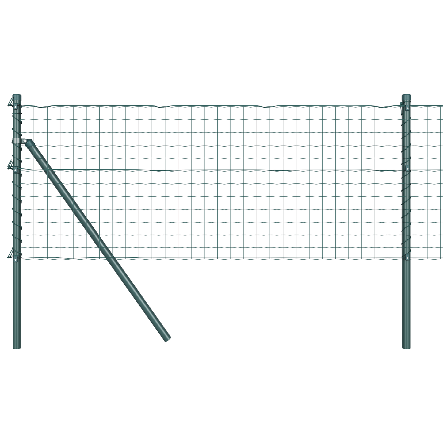 Euro Zaun Festemo 25 x 0,6 m PVC-belagt stål Grønn Mesh