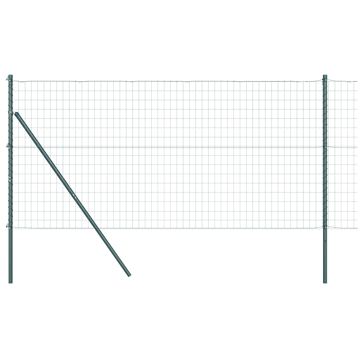 Euro Zaun Festemo 25 x 1,2 m PVC-belagt stål Grønn Mesh