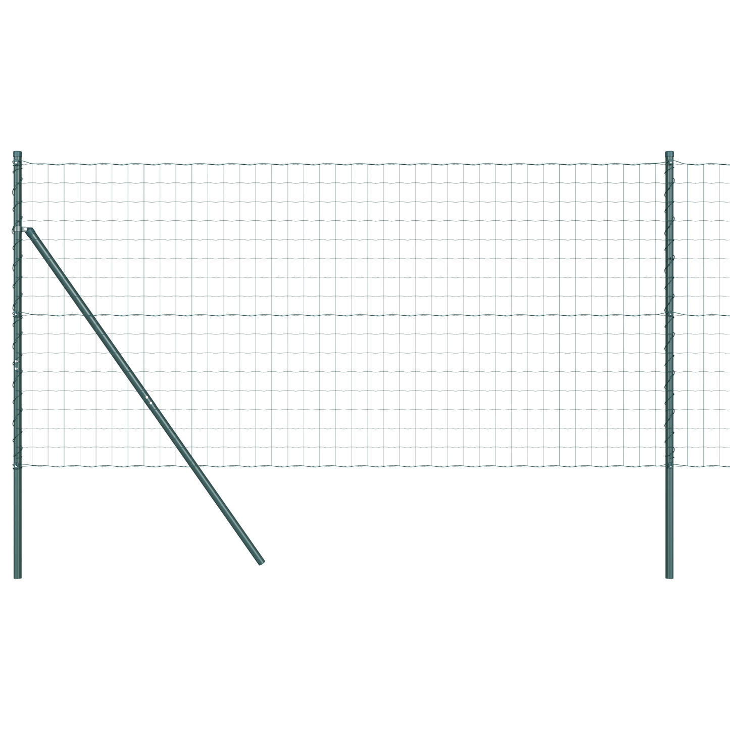 Euro Zaun Festemo 10 x 1,2 m PVC-belagt stål Grønn Mesh