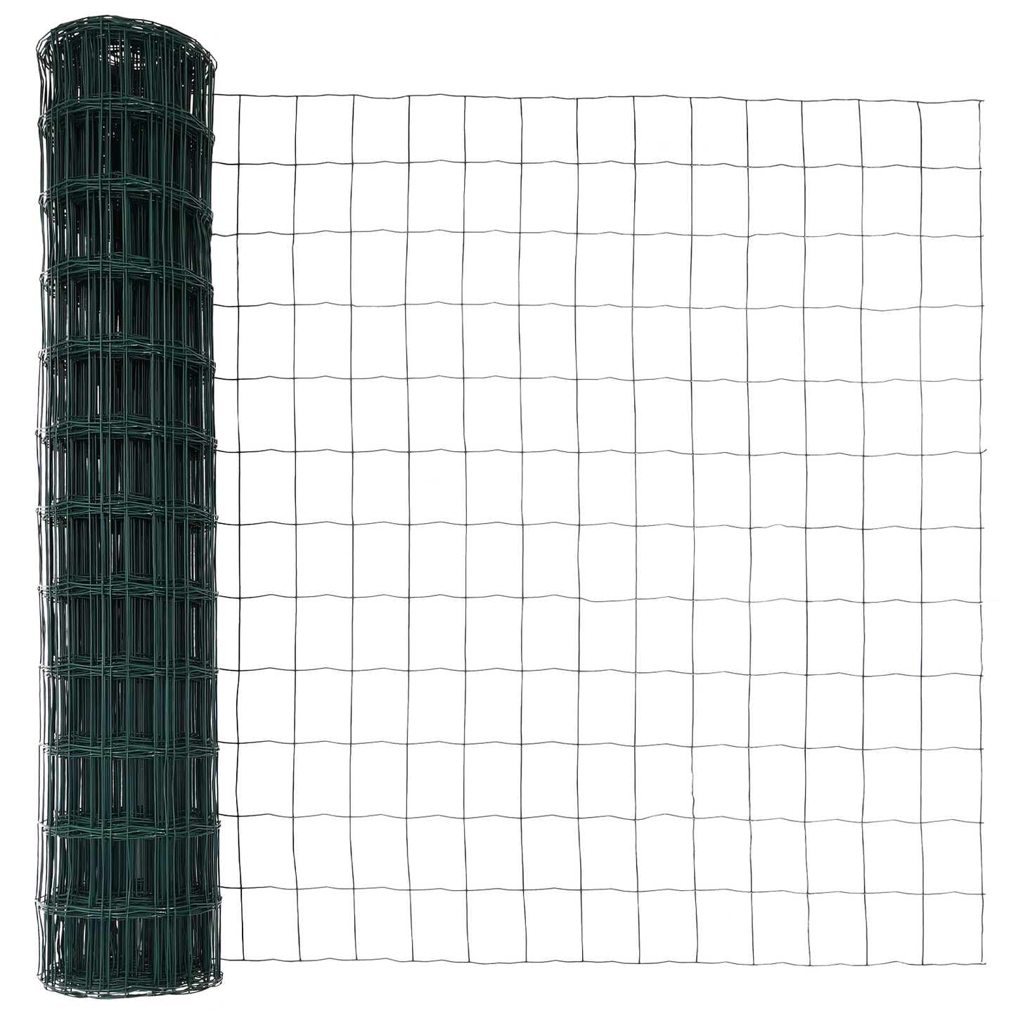 Gjerde med stolpe grønn 1,2 x 10 m Stål og PVC