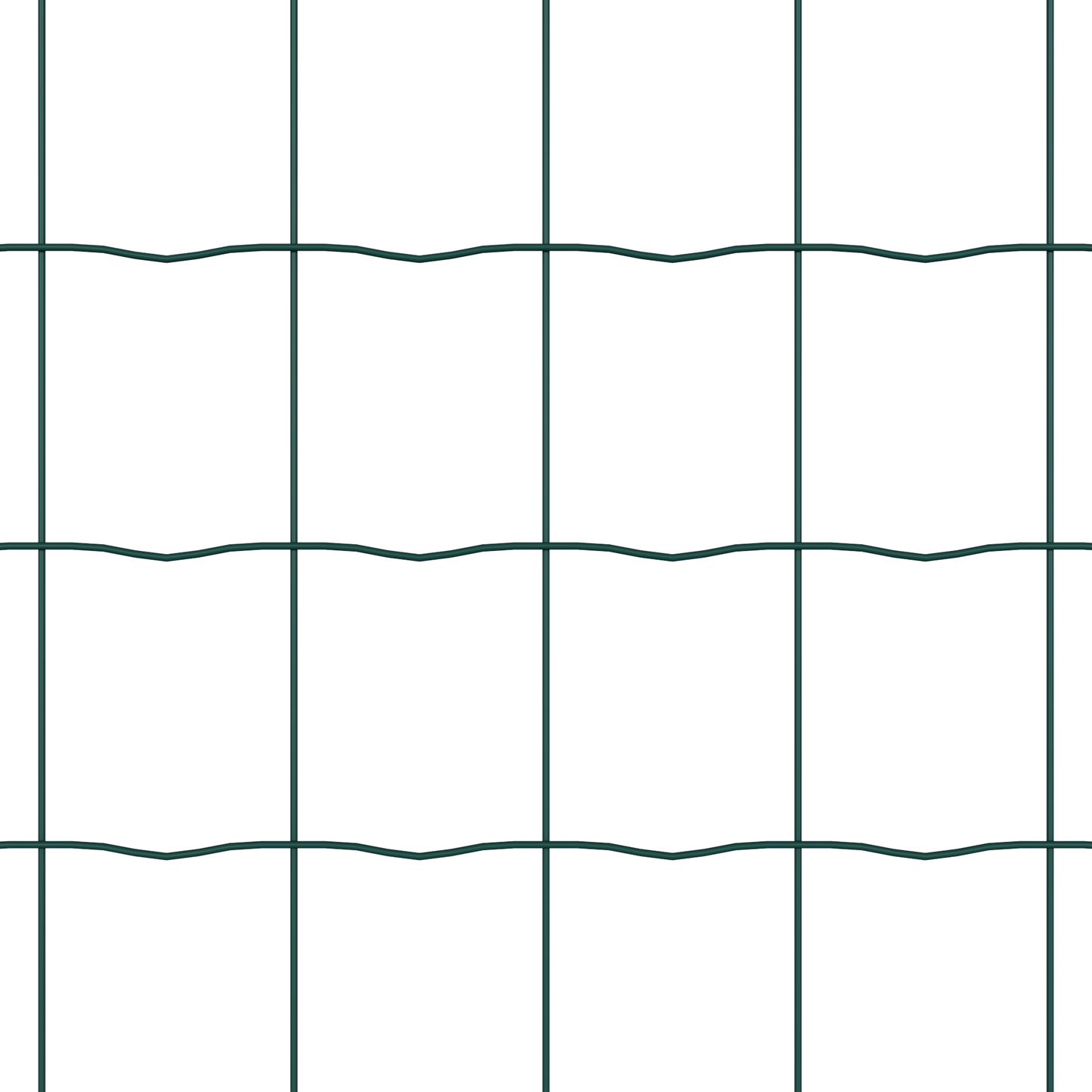 Gjerde med stolpe grønn 0,8 x 25 m Stål