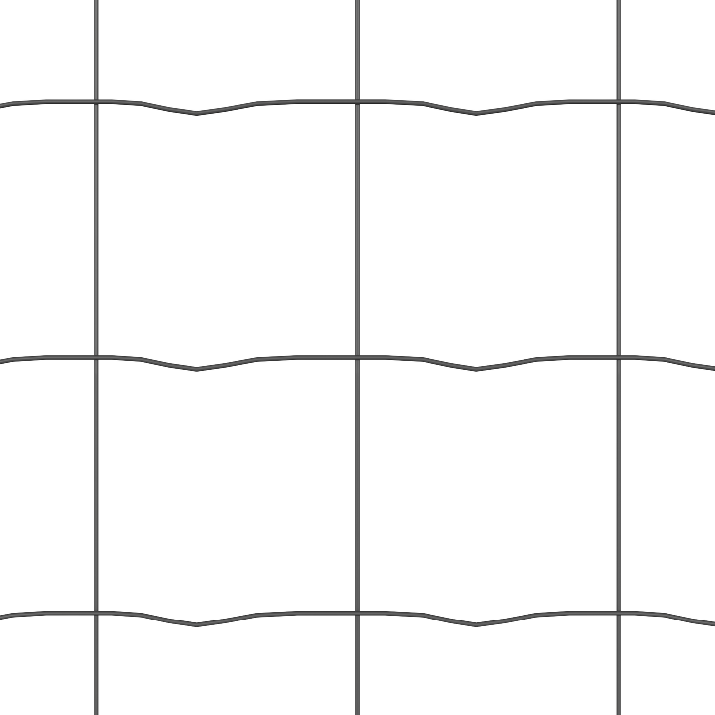 Gjerde med stolpe Grå 0,4 x 10 m Stål og PVC