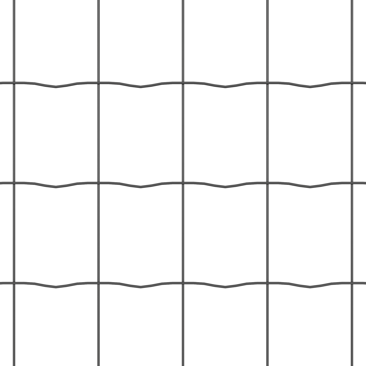 Gjerde med stolpe Grå 1,4 x 10 m Stål og PVC