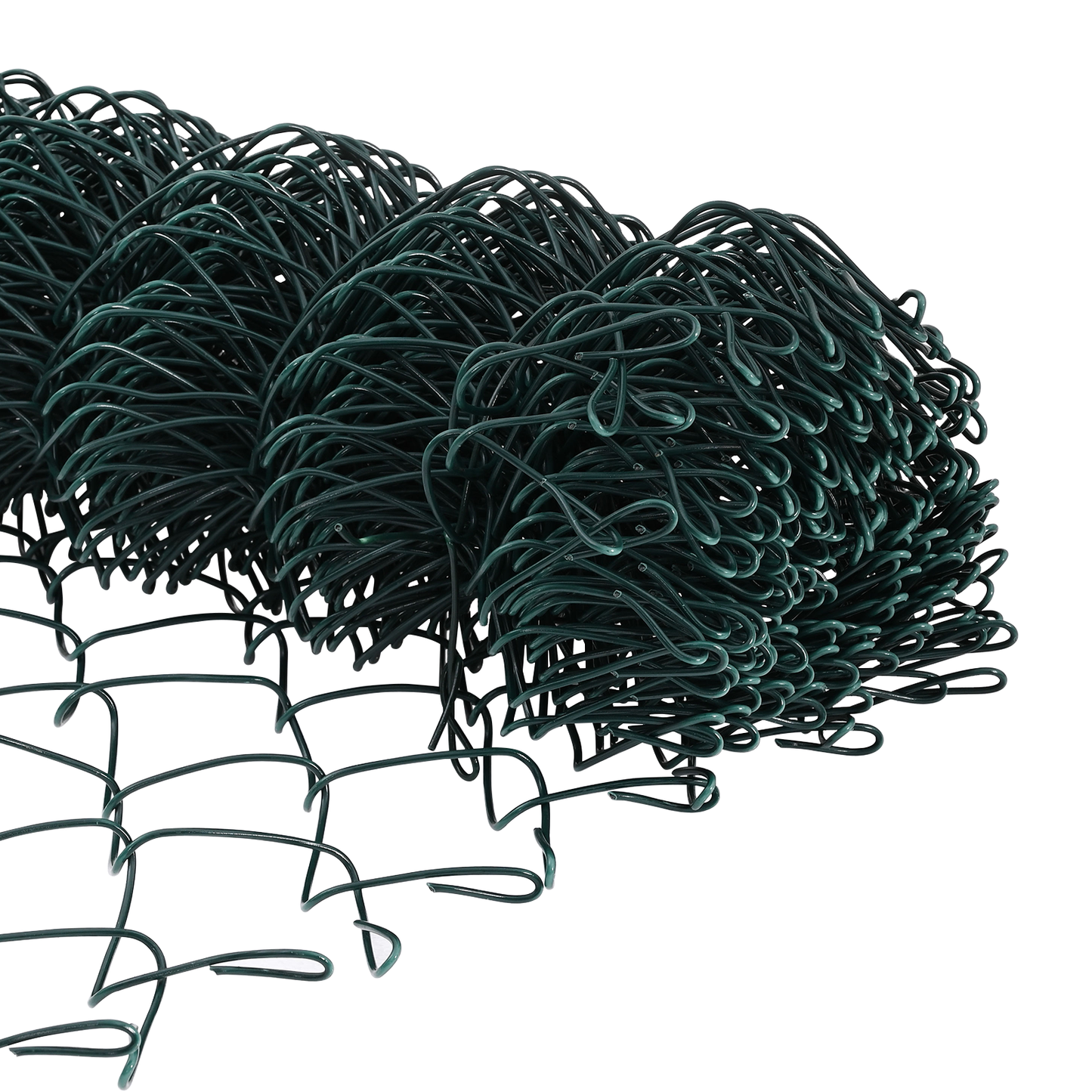 Gjerdepåle grønn 10 x 0,8 m (40 x 40 mm mesh) Stål og PVC