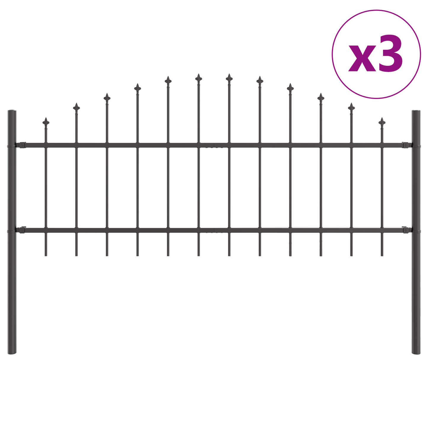 Hage Hegning Woerden 3 pcs Grå
