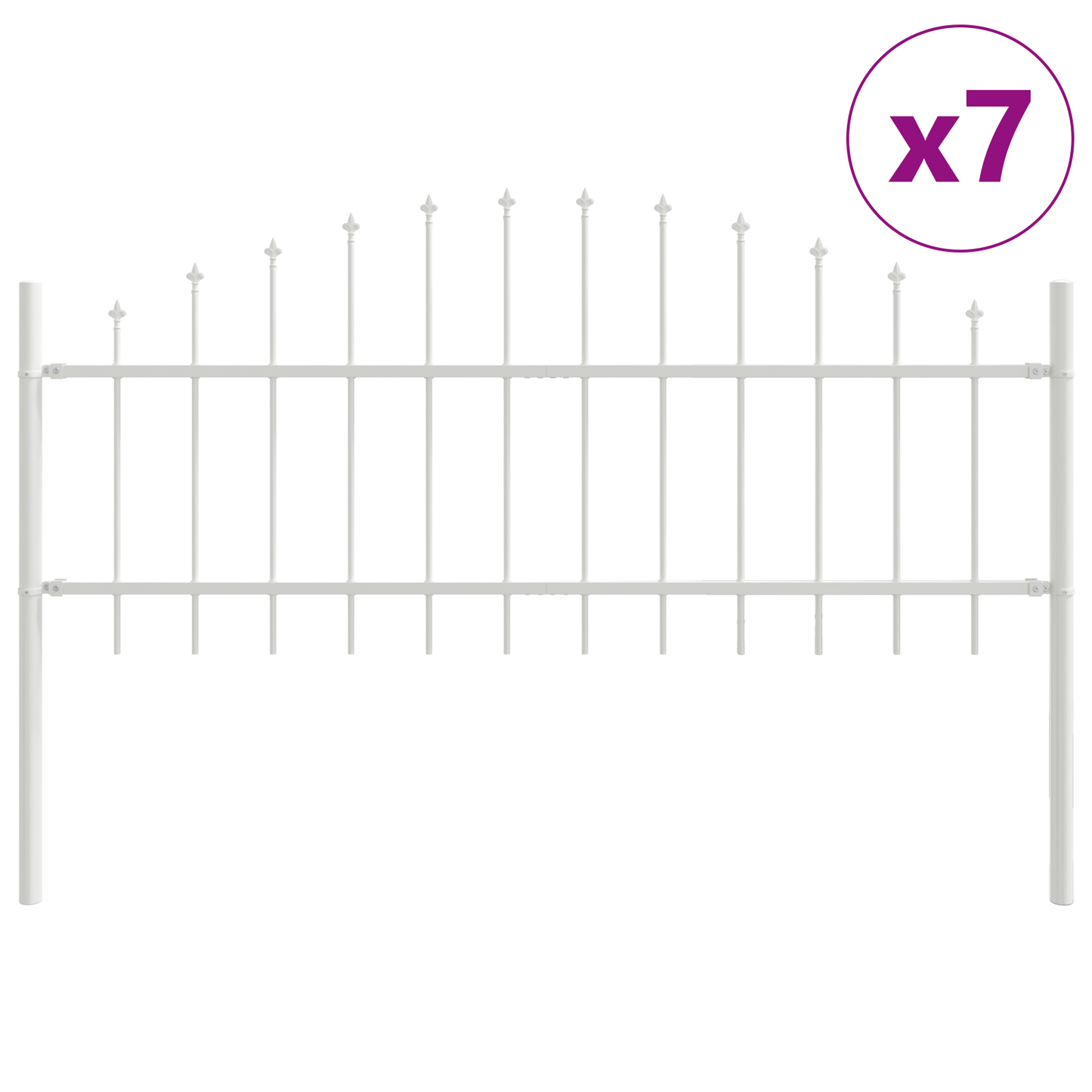 Hage Hegning Woerden 7 pcs Hvit