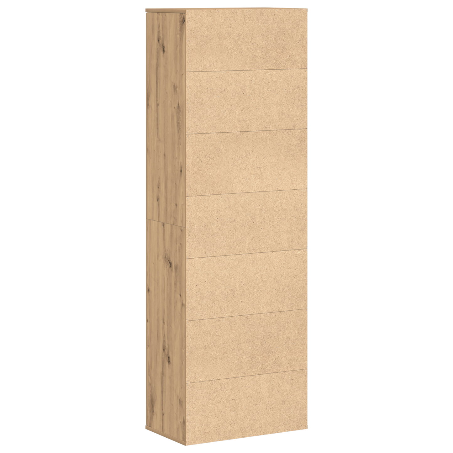 Highboard 60 x 35 x 180 cm Konstruert tre artisan eik