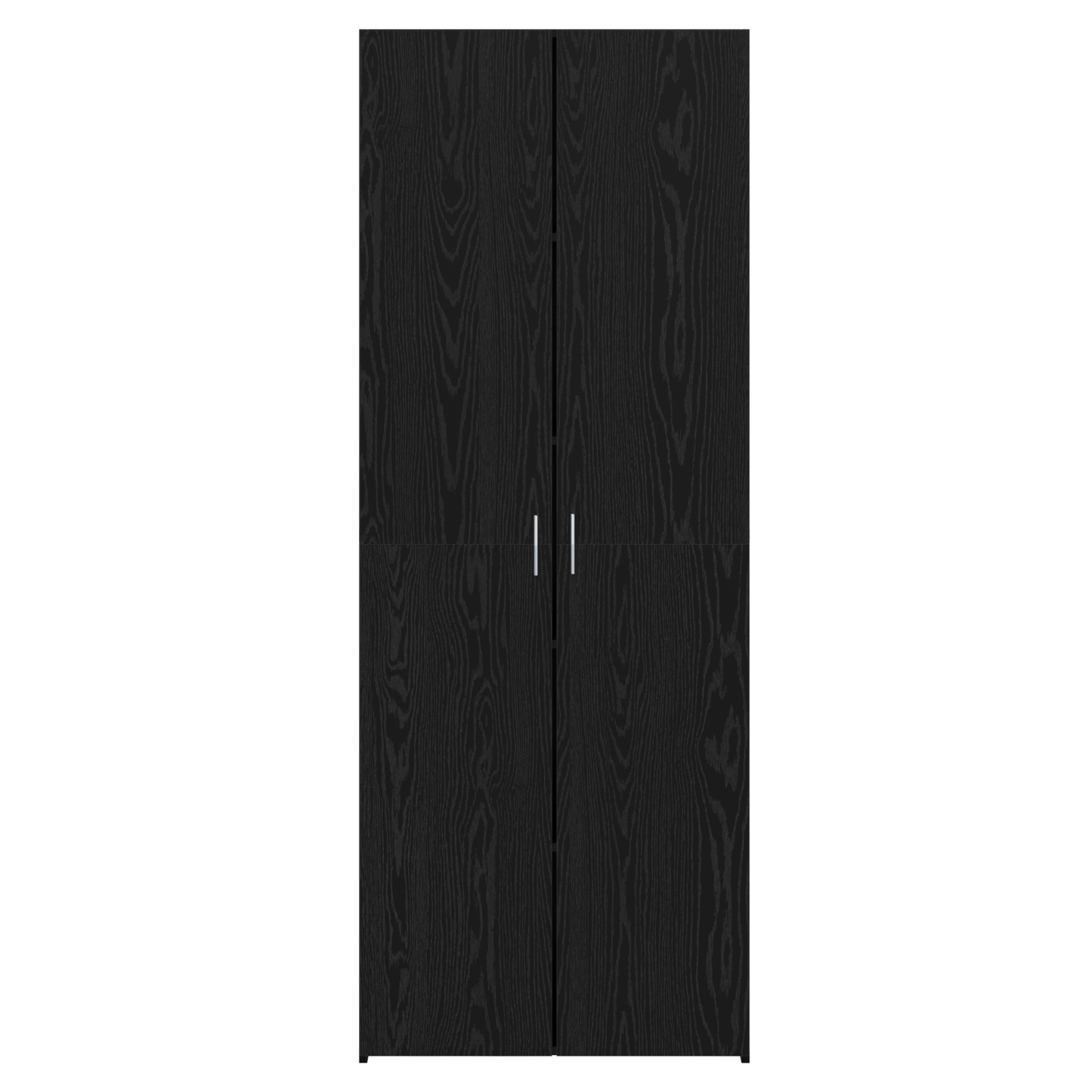 Høyskap 2 pcs Svart Eik 70 x 42,5 x 185 cm