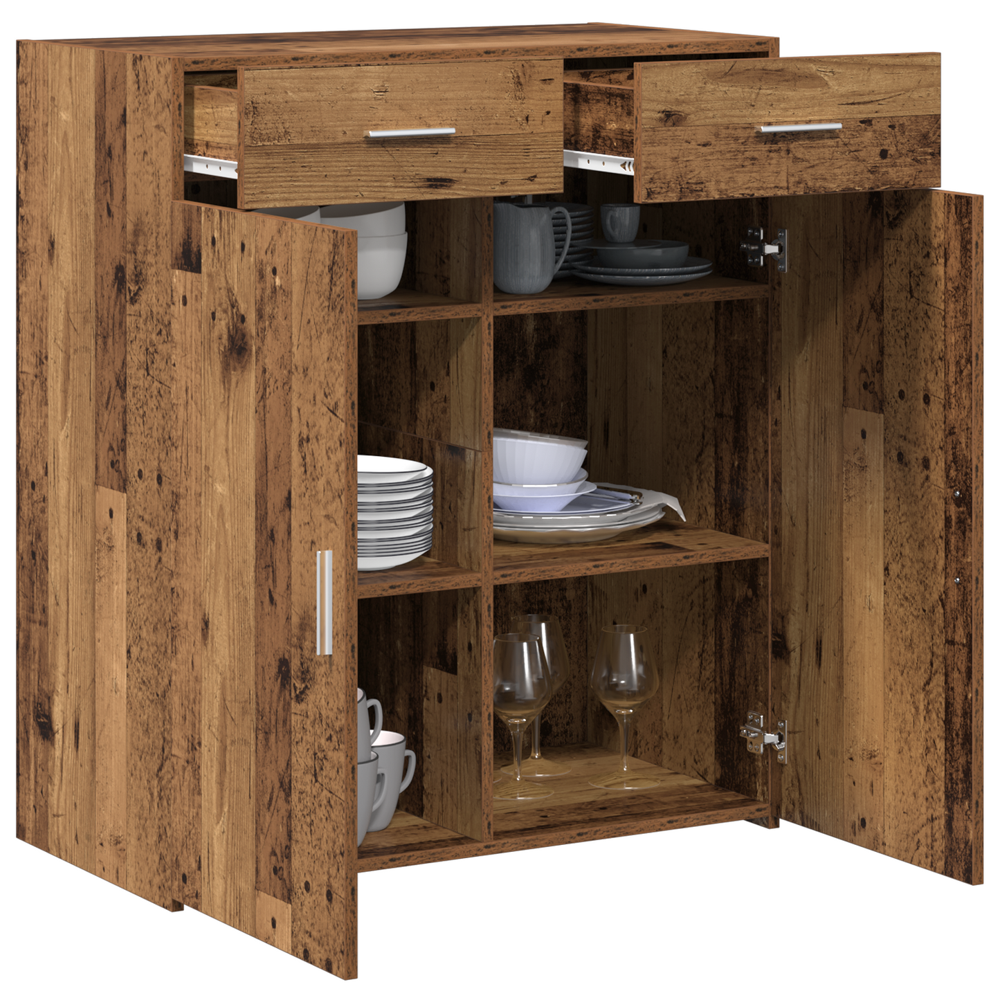Oppbevaringsskap Gammelt tre 80 x 42,5 x 93 cm