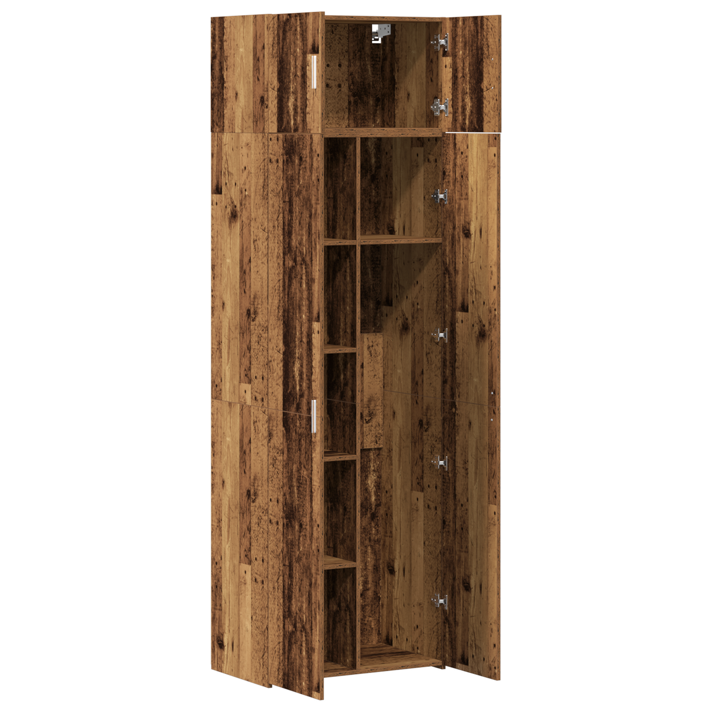 Oppbevaringsskap 2 pcs Gammelt tre 70 x 42,5 x 185 cm