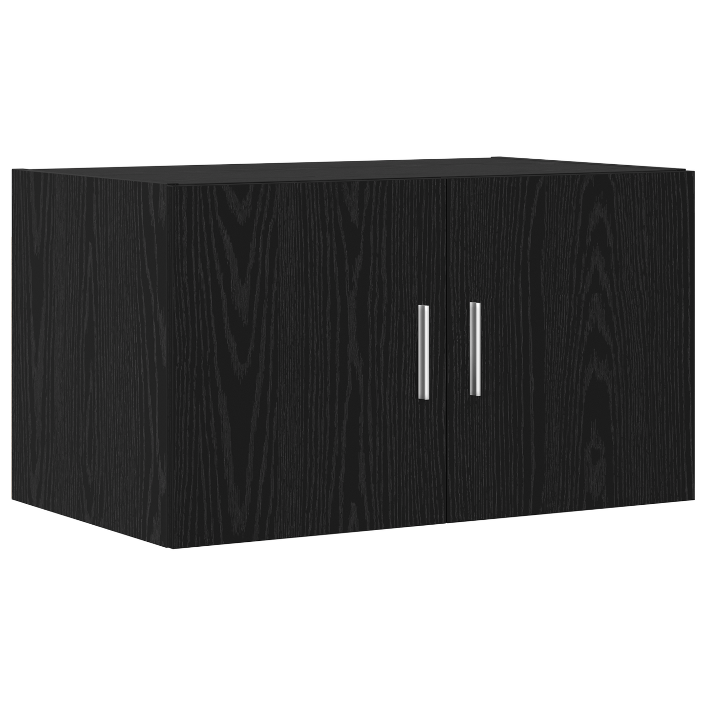 Oppbevaringsskap 3 pcs Svart Eik