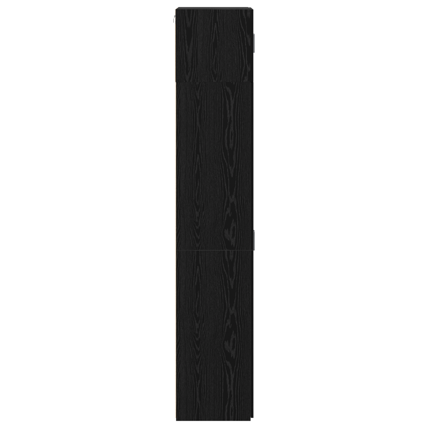 Oppbevaringsskap 3 pcs Svart Eik