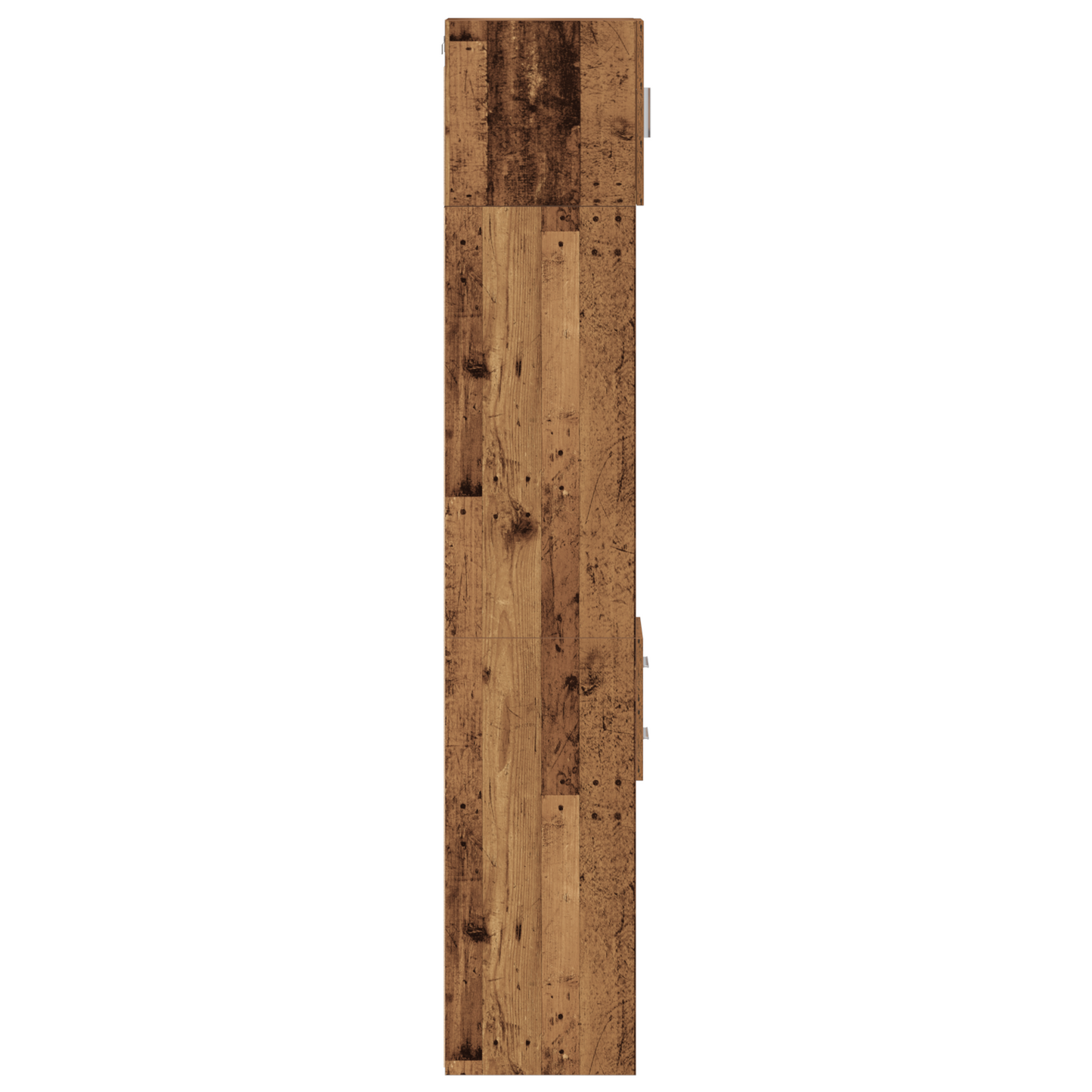 Oppbevaringsskap med skuff 2 pcs Gammelt tre 30 x 42,5 x 225 cm