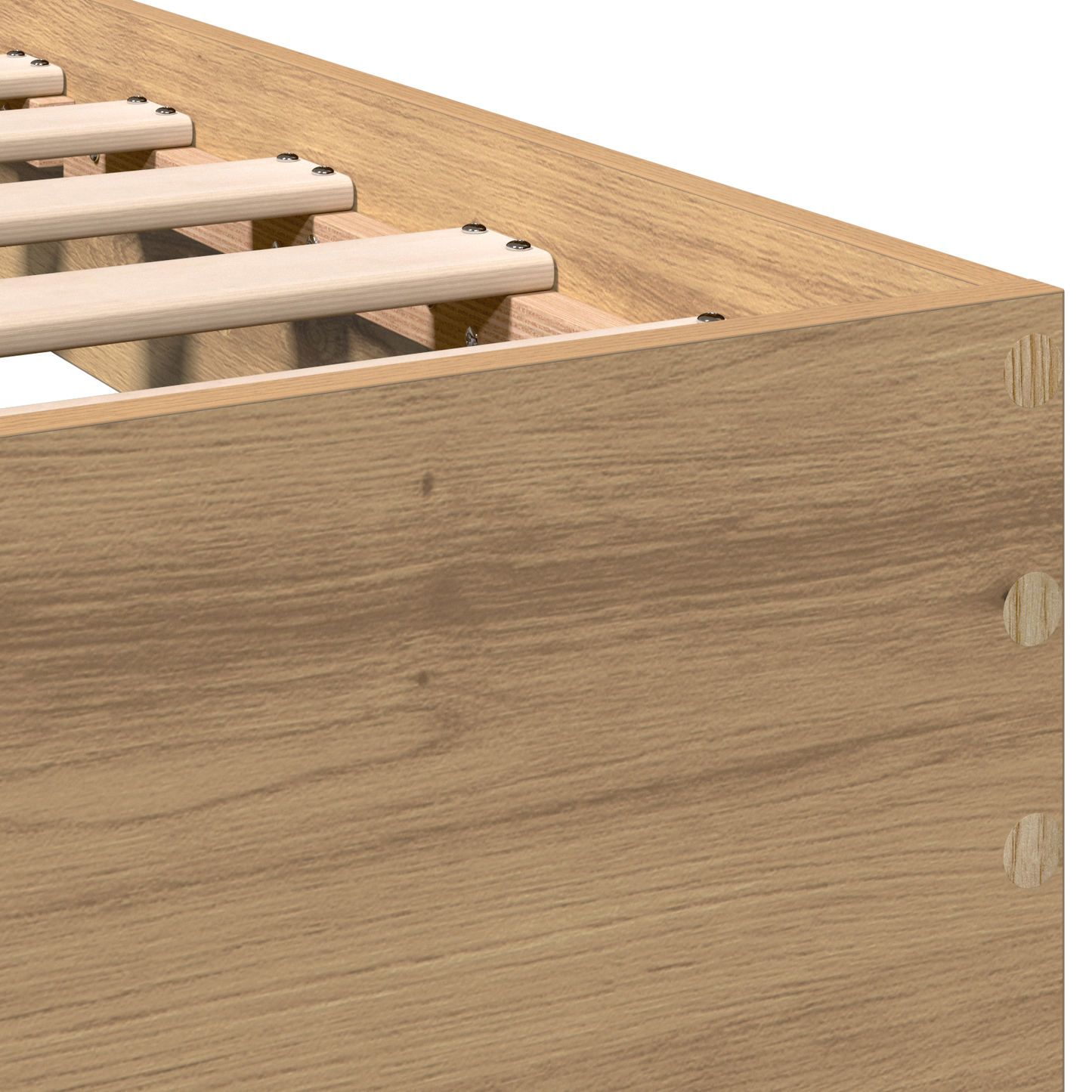 Sengestamme Artisan Eik 203 x 104 x 70 cm Konstruert tre